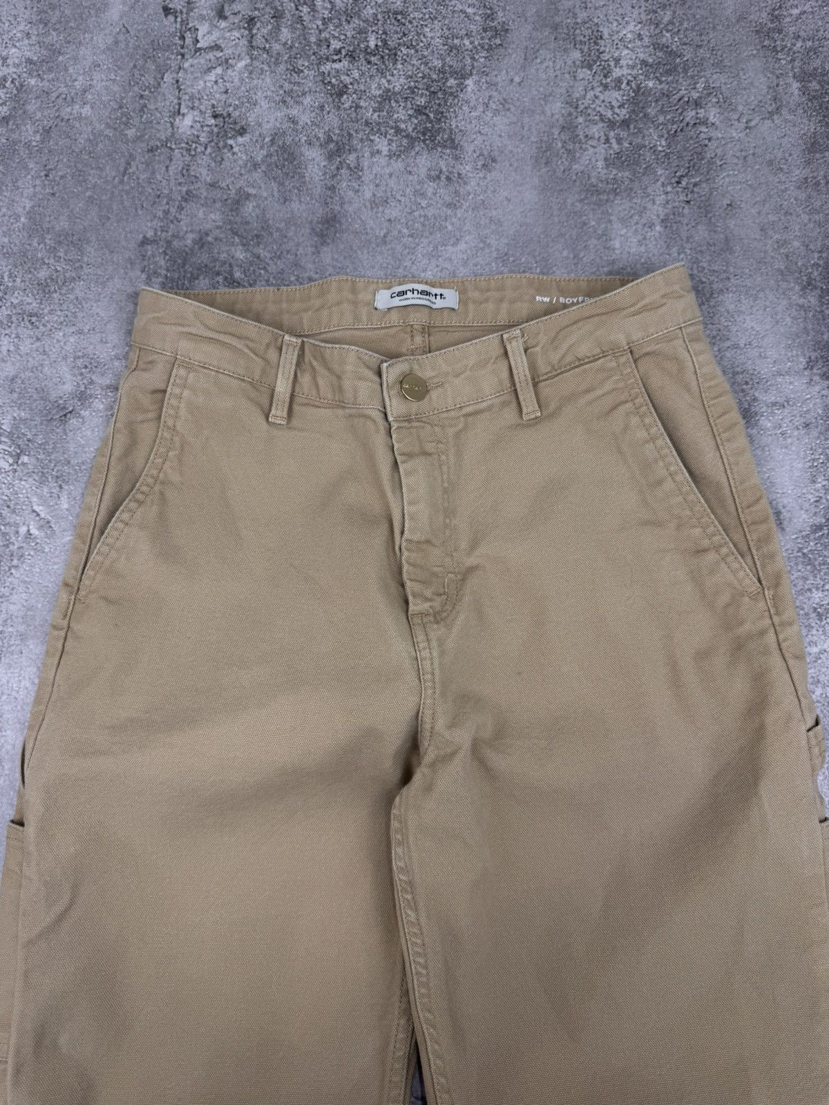 Carhartt Carhartt WIP W Pierce Pant Women Cotton Beige Size 27 Size US 27 - 5 Thumbnail