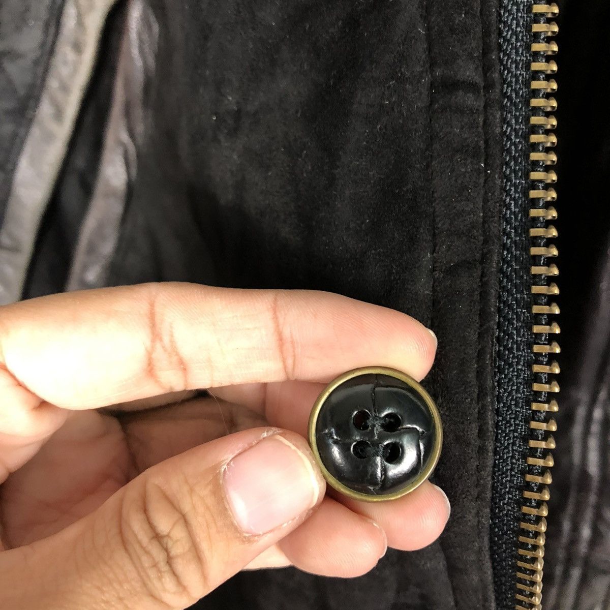 Japanese Brand 🔥VINTAGE BIKER LEATHER JACKET BLANKET VARIE ISSEY MIYAKE Size US L / EU 52-54 / 3 - 20 Thumbnail