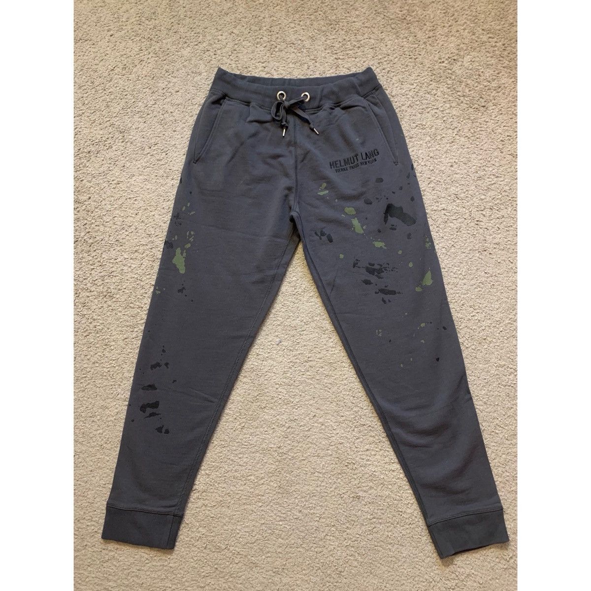 Helmut Lang HELMUT LANG PAINT SPLATTER SWEATPANTS Size US 32 / EU 48 - 1 Thumbnail