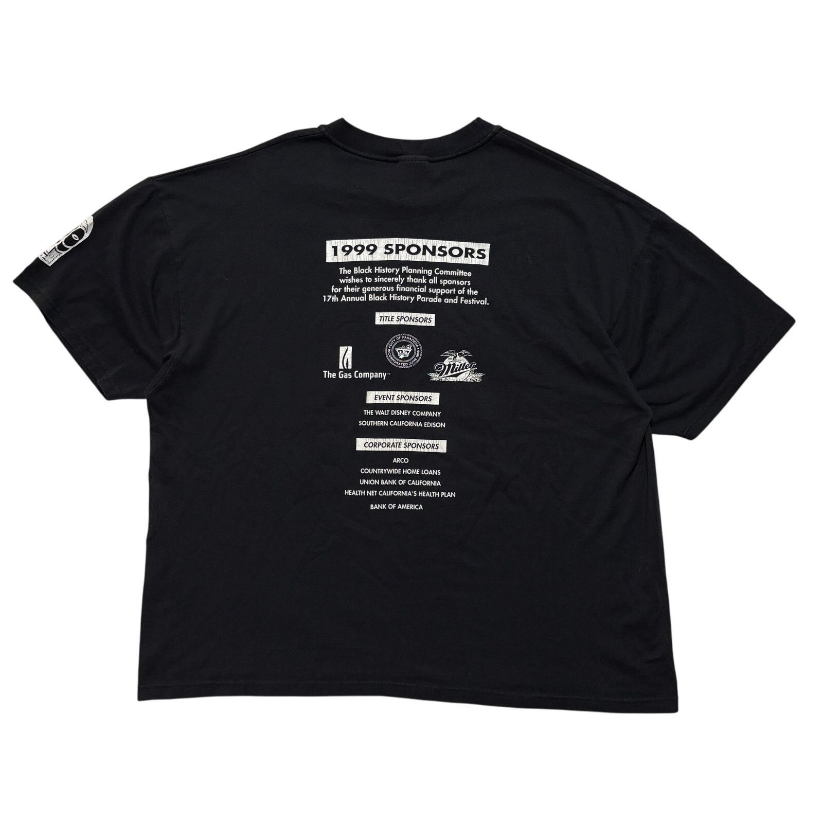 Hanes VTG 90s Black History Parade Black Graphic T-Shirt XXL Size US S / EU 44-46 / 1 - 4 Thumbnail