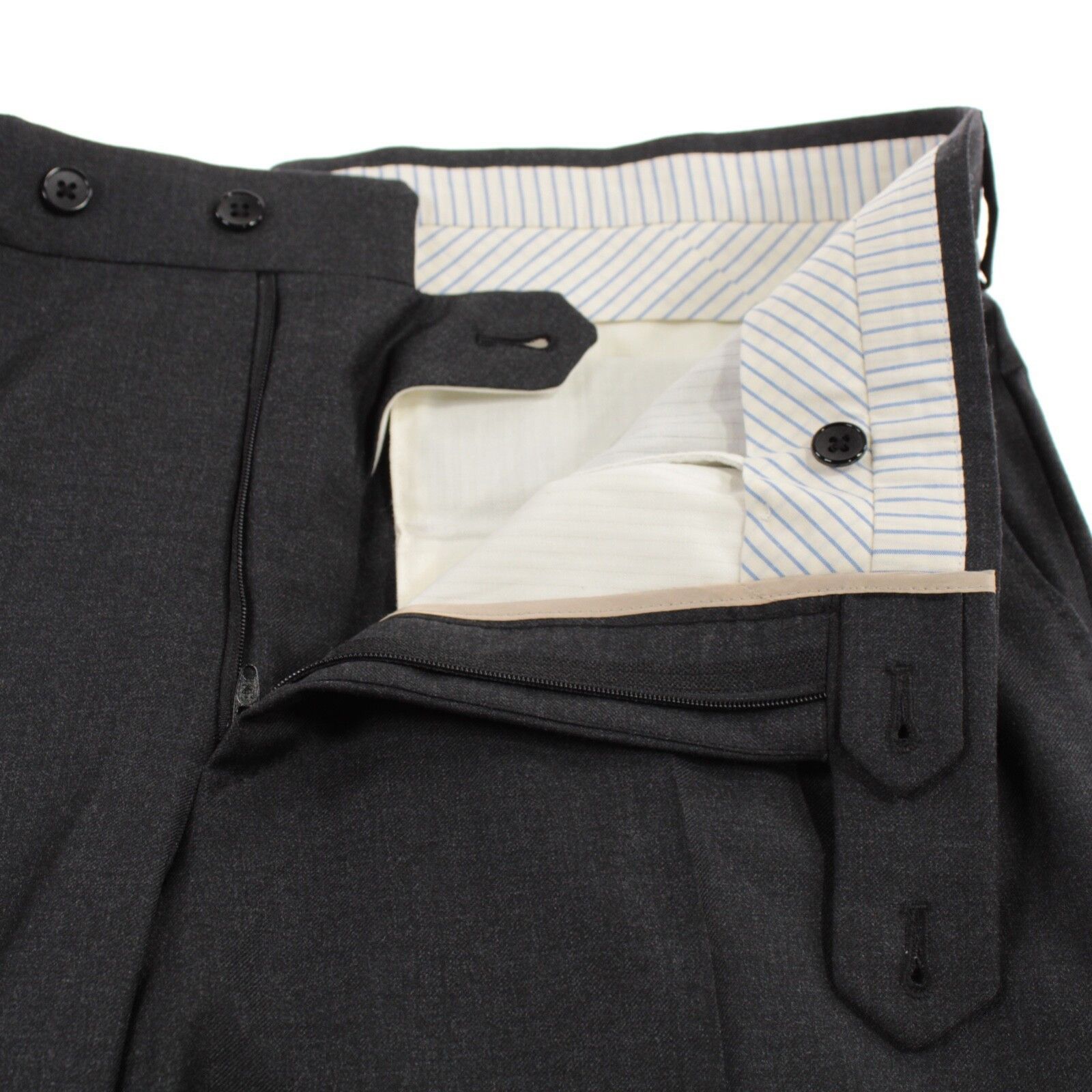 Belvest Belvest New with tags Dress Pants Size 30 US In Gray Size US 30 / EU 46 - 3 Thumbnail