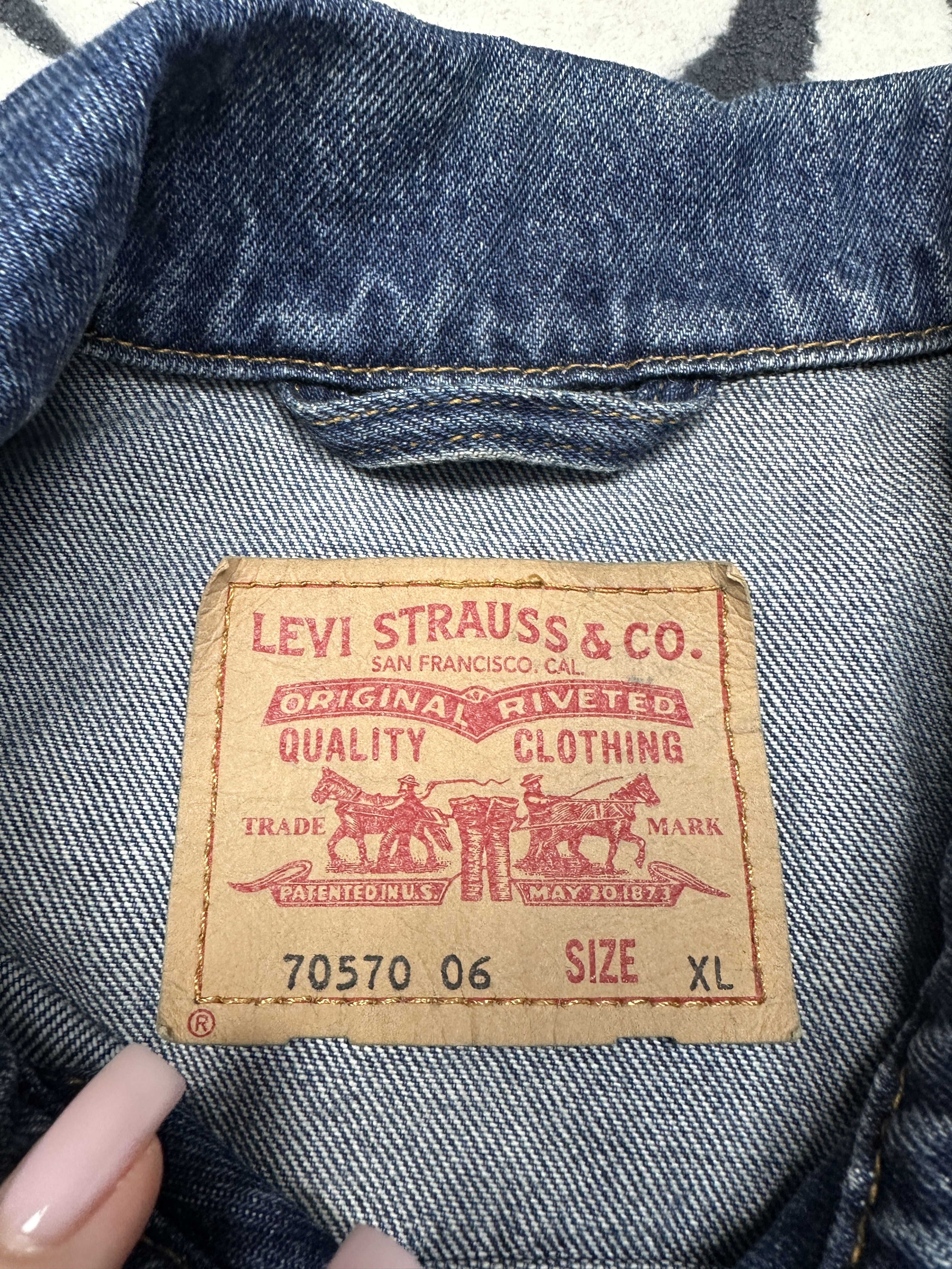 Levi's Levi's Mens Trucker Denim Jacket Size US XL / EU 56 / 4 - 4 Thumbnail