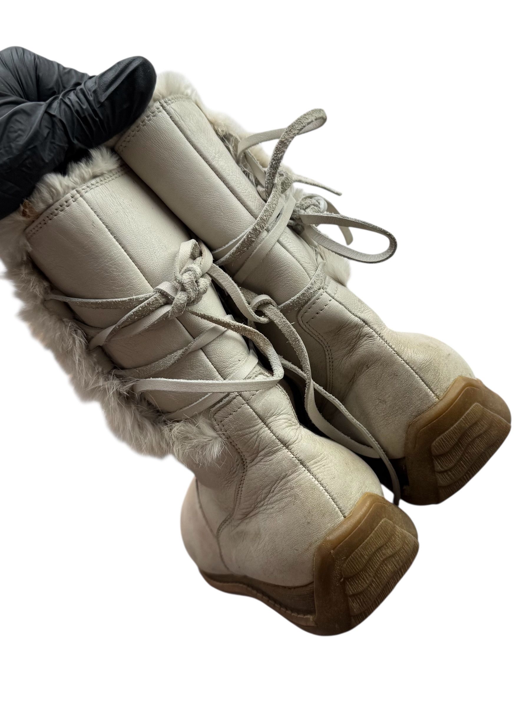 Vintage Leather Boots From The 90's (V50) Size US 11 / IT 41 - 5 Thumbnail