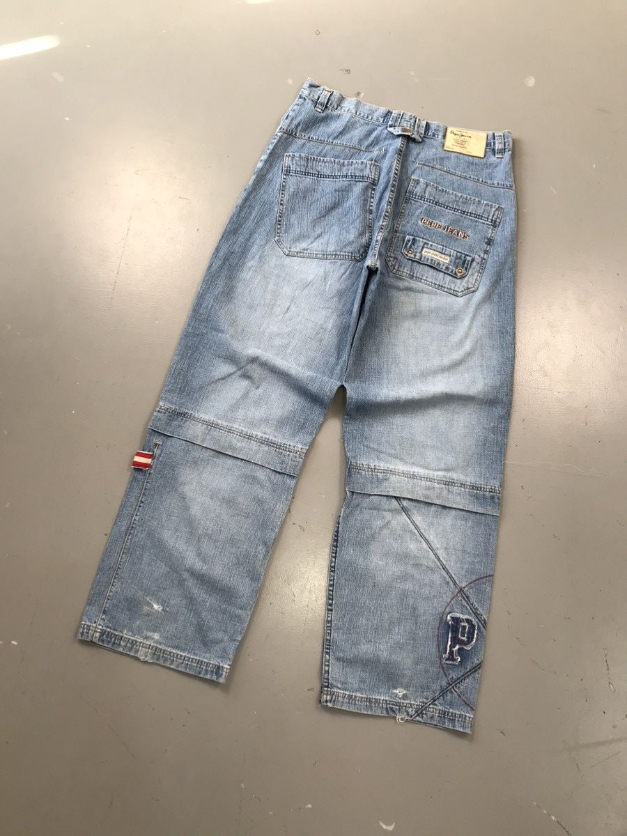 Pepe Jeans × Vintage vintage Pepe jeans SpellOut distressed embroidered denim Size US 34 / EU 50 - 2 Thumbnail
