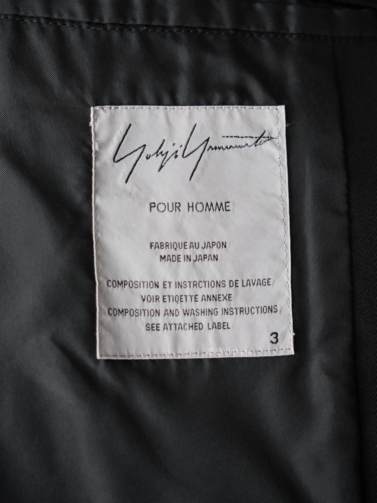 Yohji Yamamoto Yohji Yamamoto 00AW Archive Twill Men's Blazer Size US L / EU 52-54 / 3 - 9 Thumbnail