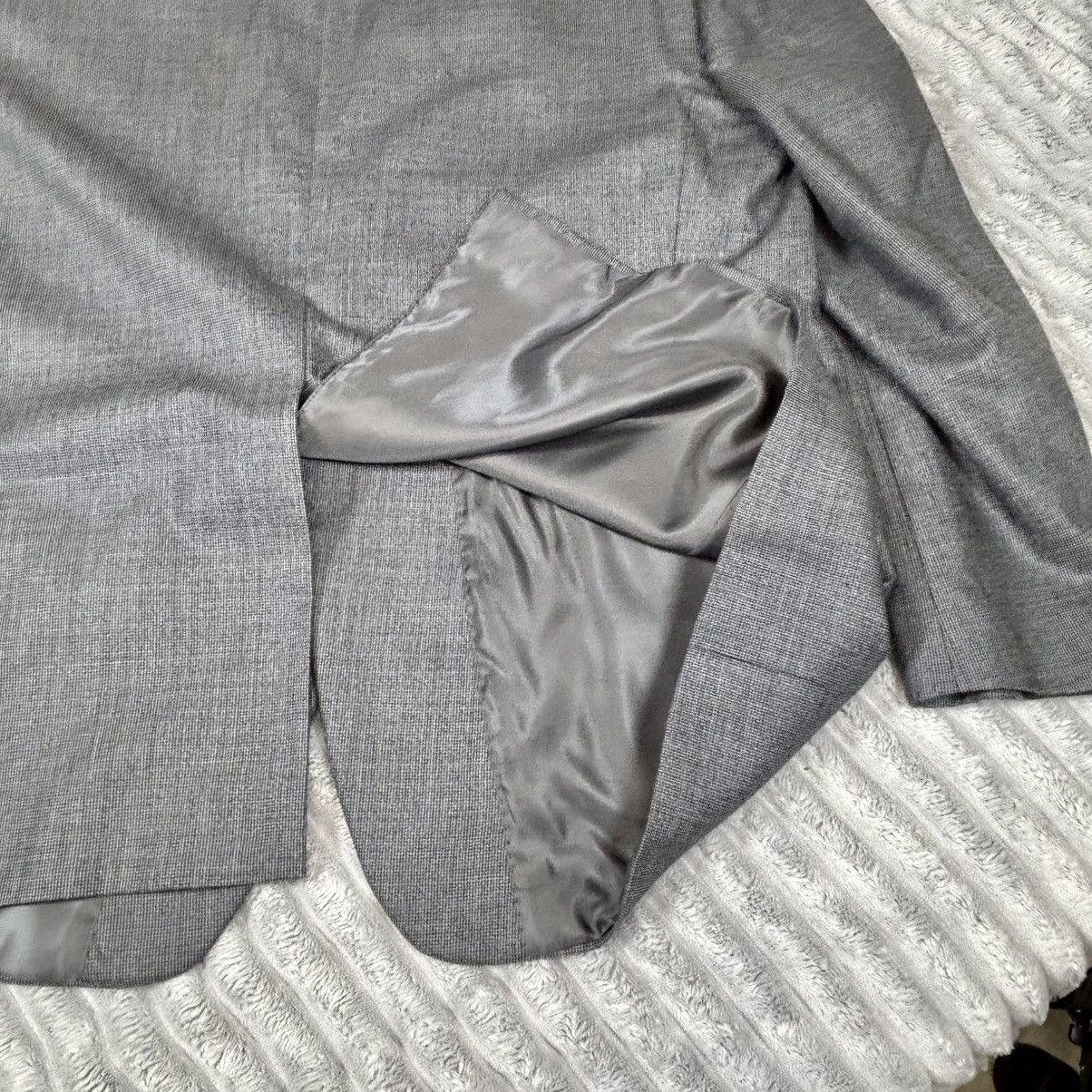 Ralph Lauren Ralph Lauren Sport Coat Men 48 R gray Houndstooth Silk Wool Size 48R - 11 Thumbnail
