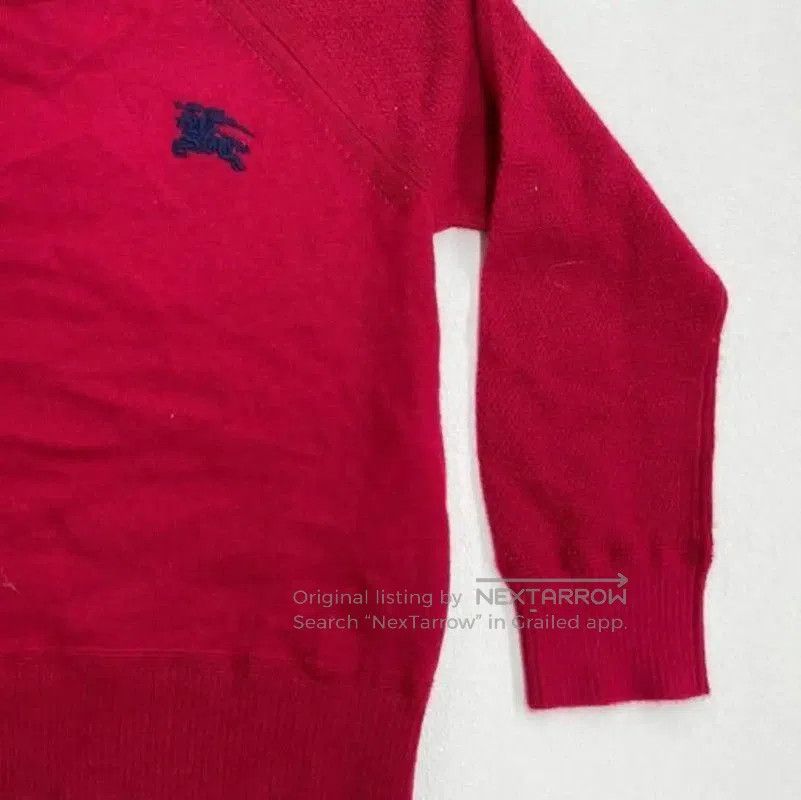 Burberry Burberry Red Cashmere Women’s Sweater. Size S / US 4 / IT 40 - 3 Thumbnail