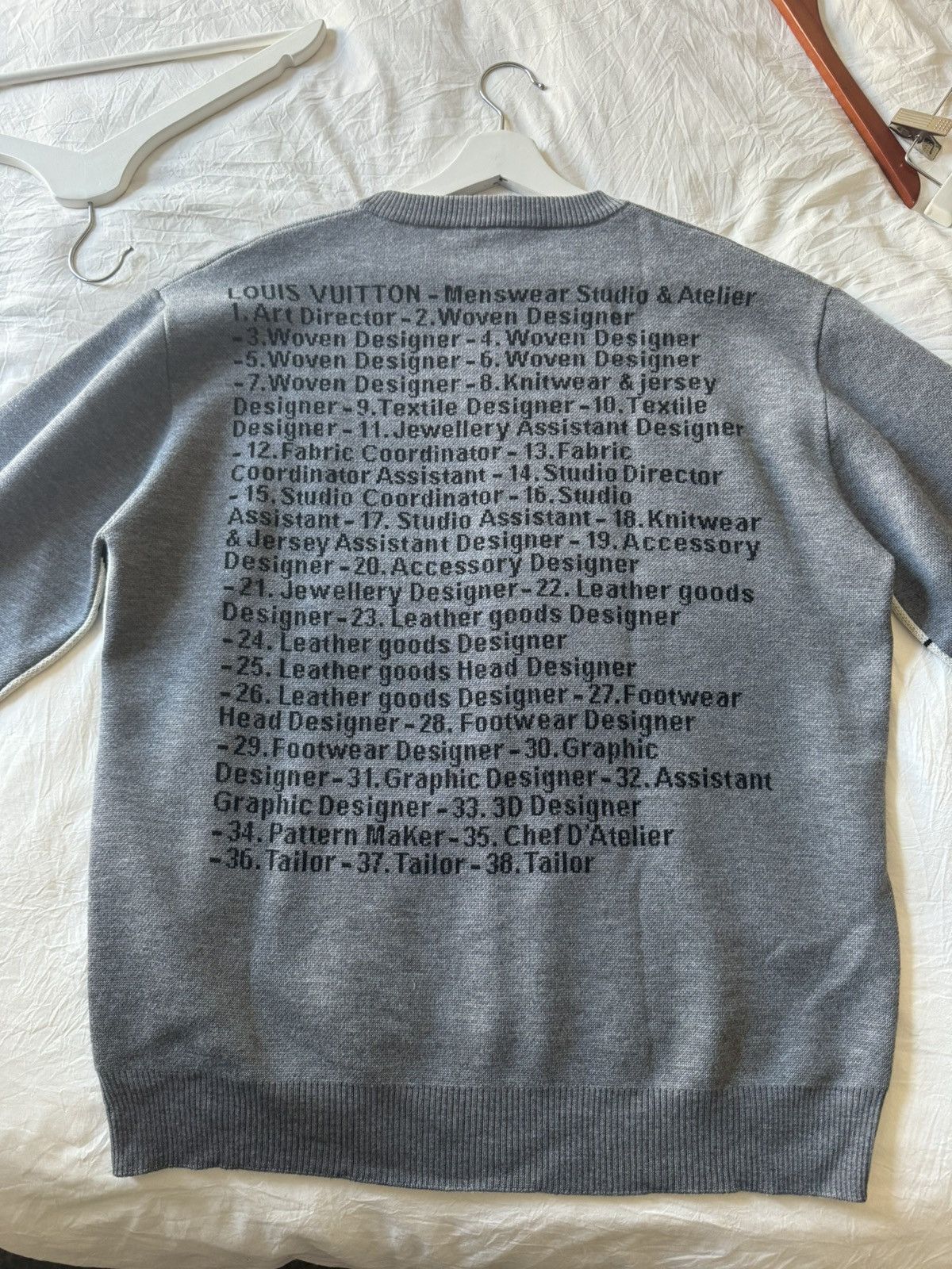 Louis Vuitton Louis Vuitton Studio Intarsia Knit Virgil Abloh Size US XXL / EU 58 / 5 - 4 Thumbnail