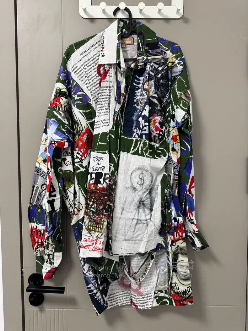 Vivienne Westwood Vivienne Westwood Unisex gold label irregular printed shir Size S / US 4 / IT 40 - 2 Thumbnail