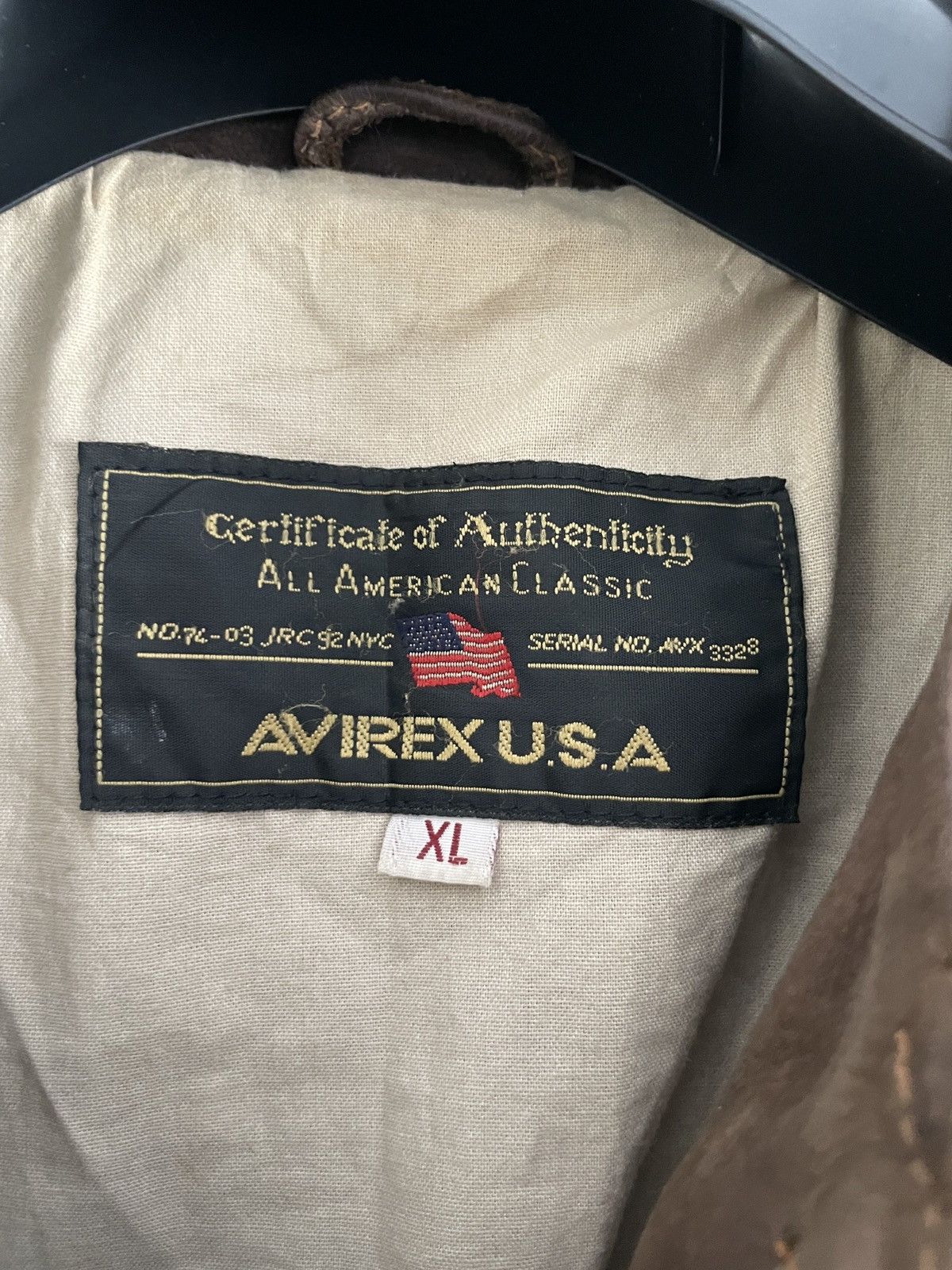 Avirex Vintage Avirex Leather Jacket Size US XL / EU 56 / 4 - 9 Thumbnail