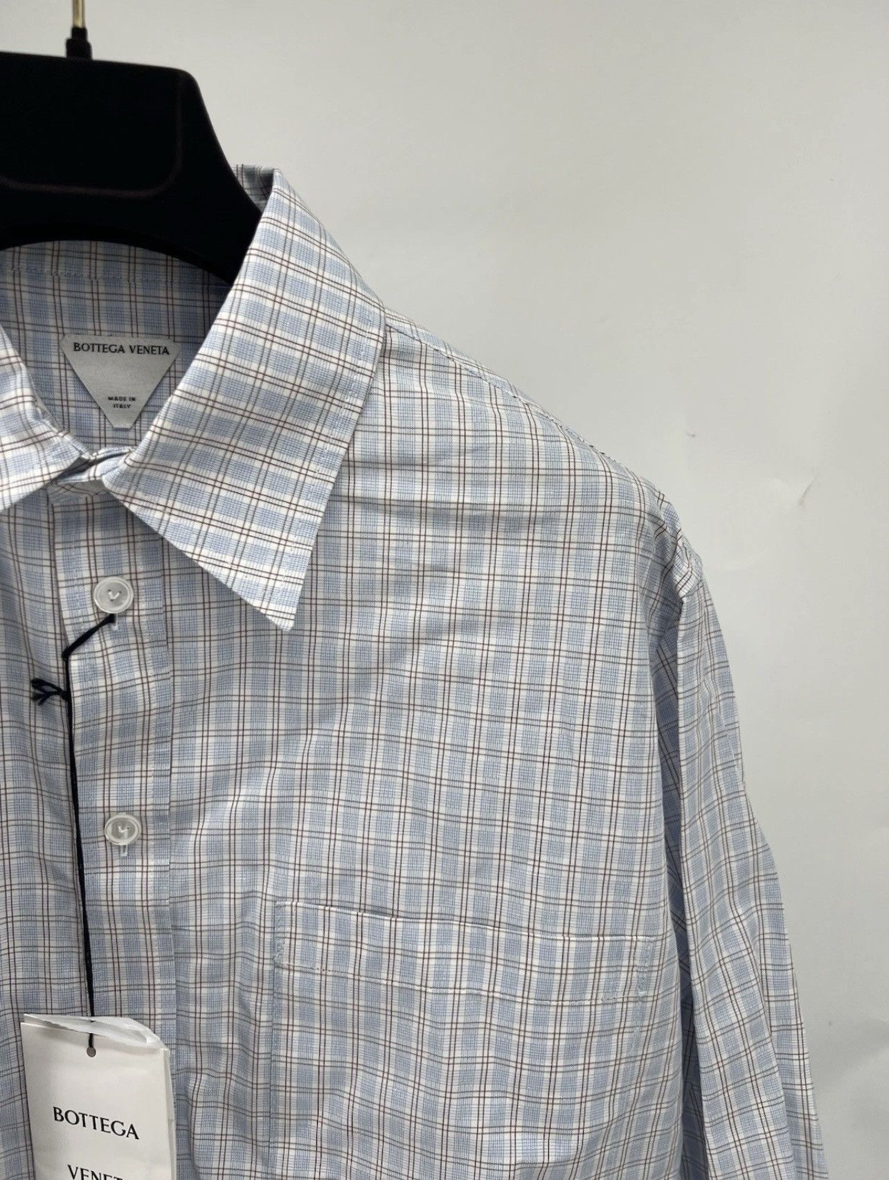 Bottega Veneta Bottega Veneta Check Shirts Size 38 RRP $900 Size XS / US 0-2 / IT 36-38 - 2 Thumbnail