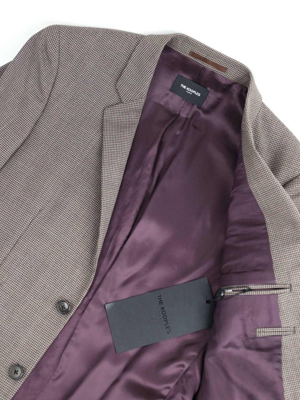 The Kooples THE KOOPLES Wool houndstooth blazer jacket Size 48R - 7 Thumbnail