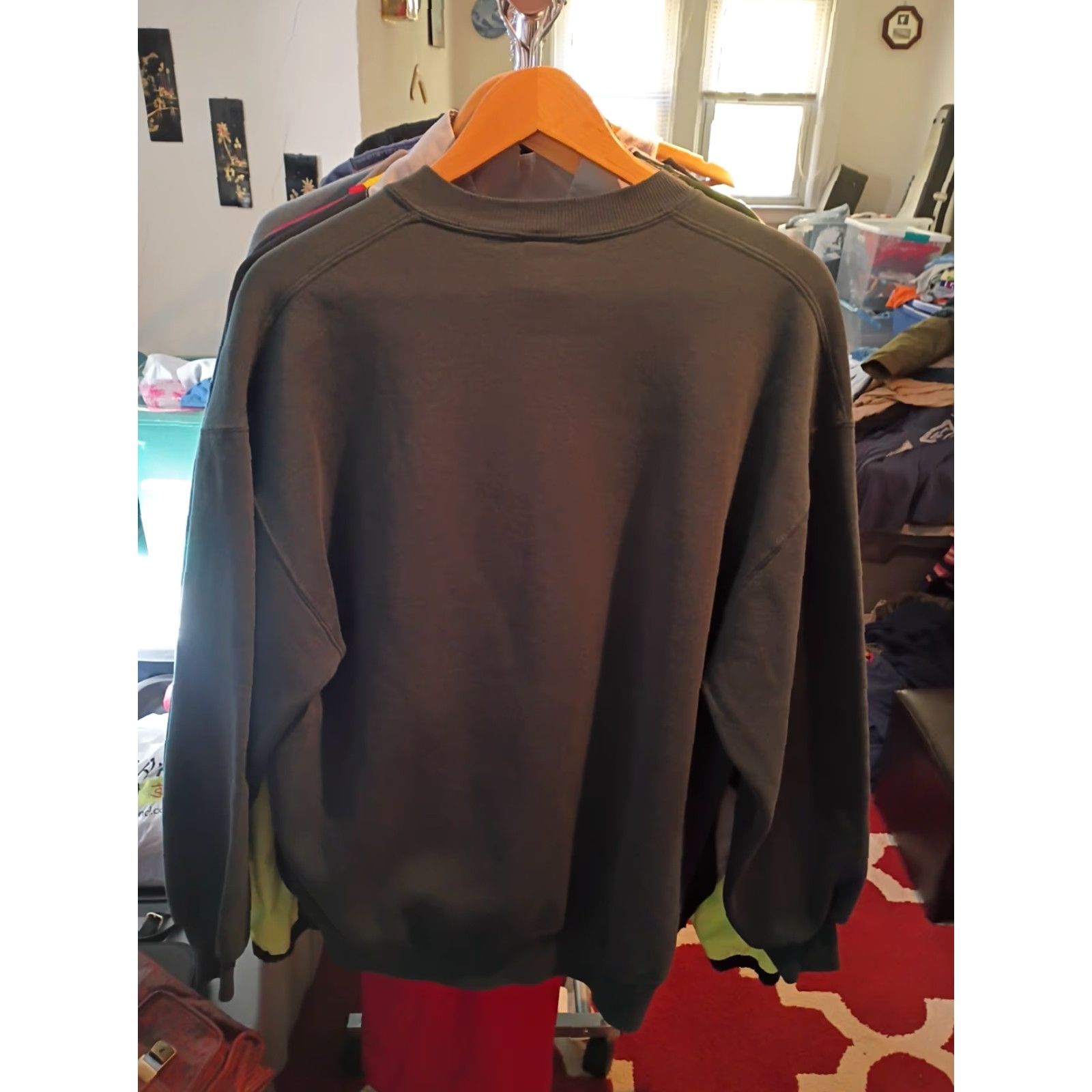 Russell Athletic VINTAGE Russell Athletic Sweatshirt Pullover XL Men Green 90s Heavyweight Crew Neck Long Sleeve USA Made Logo Size US XL / EU 56 / 4 - 3 Thumbnail