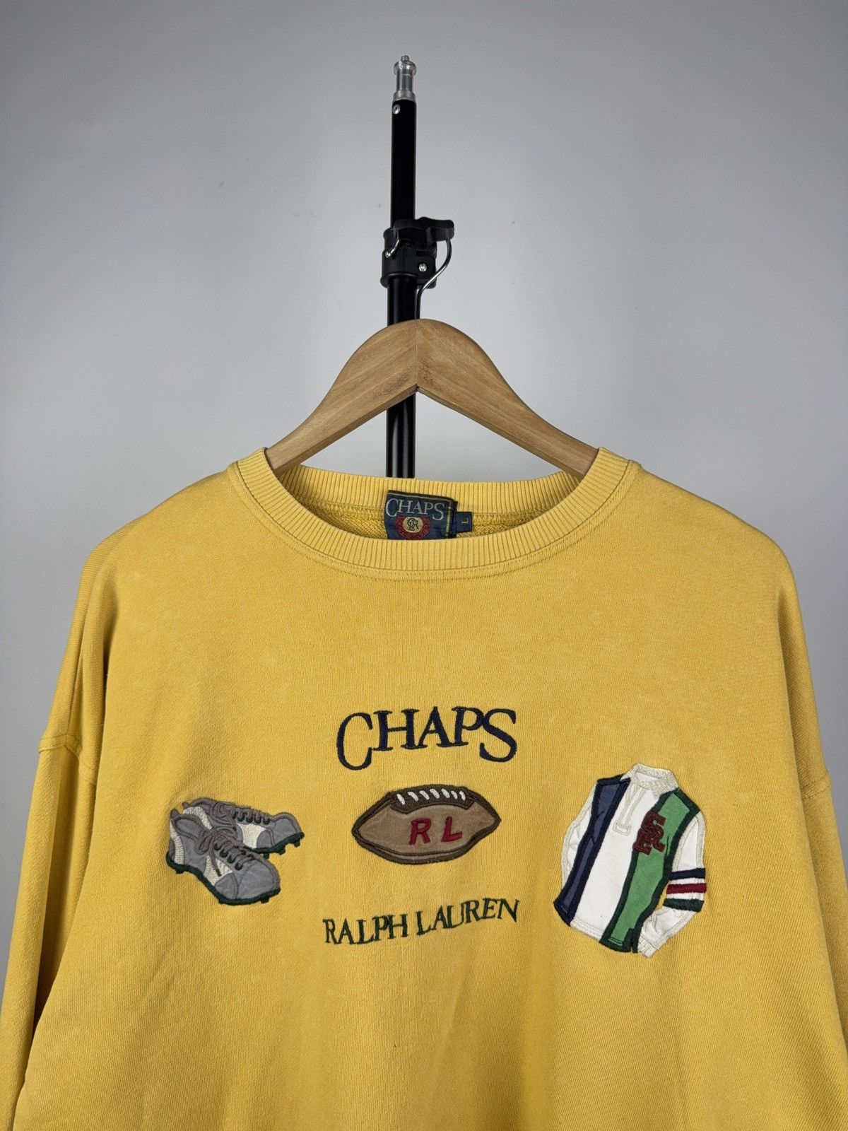 Chaps Ralph Lauren × Vintage Chaps Ralph Lauren Sweatshirt rare vintage 90s Size US M / EU 48-50 / 2 - 2 Thumbnail