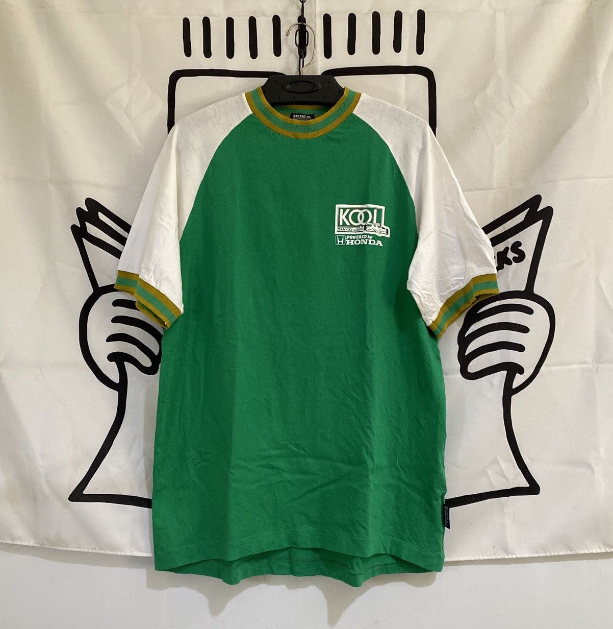 Honda Vintage 90s Honda Racing Team Kool Green Tee Size US M / EU 48-50 / 2 - 1 Thumbnail