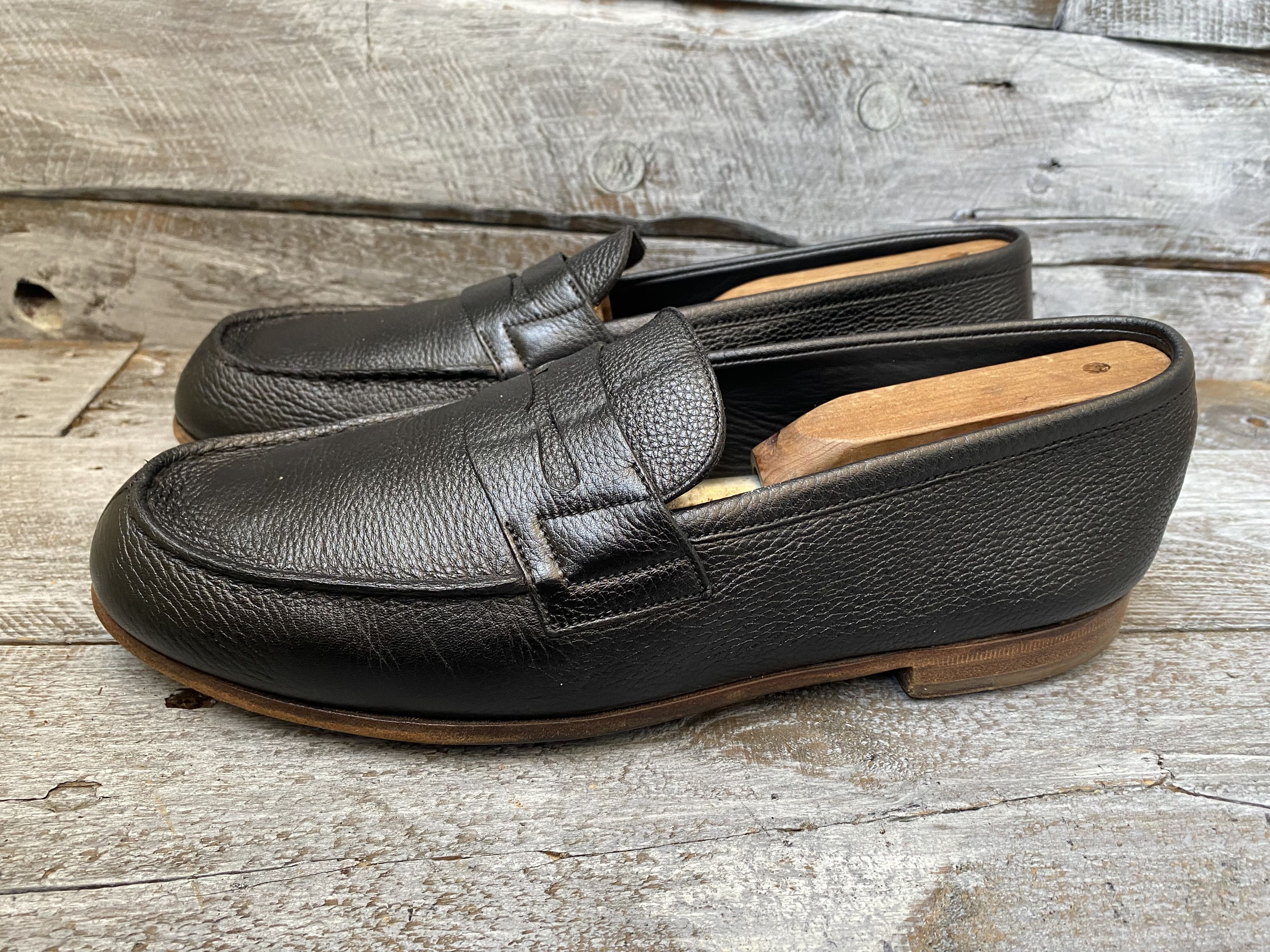 Designer × J.M. Weston Jm weston penny loafers, pebble grain shoes uk7.5 Size US 8.5 / EU 41-42 - 4 Thumbnail