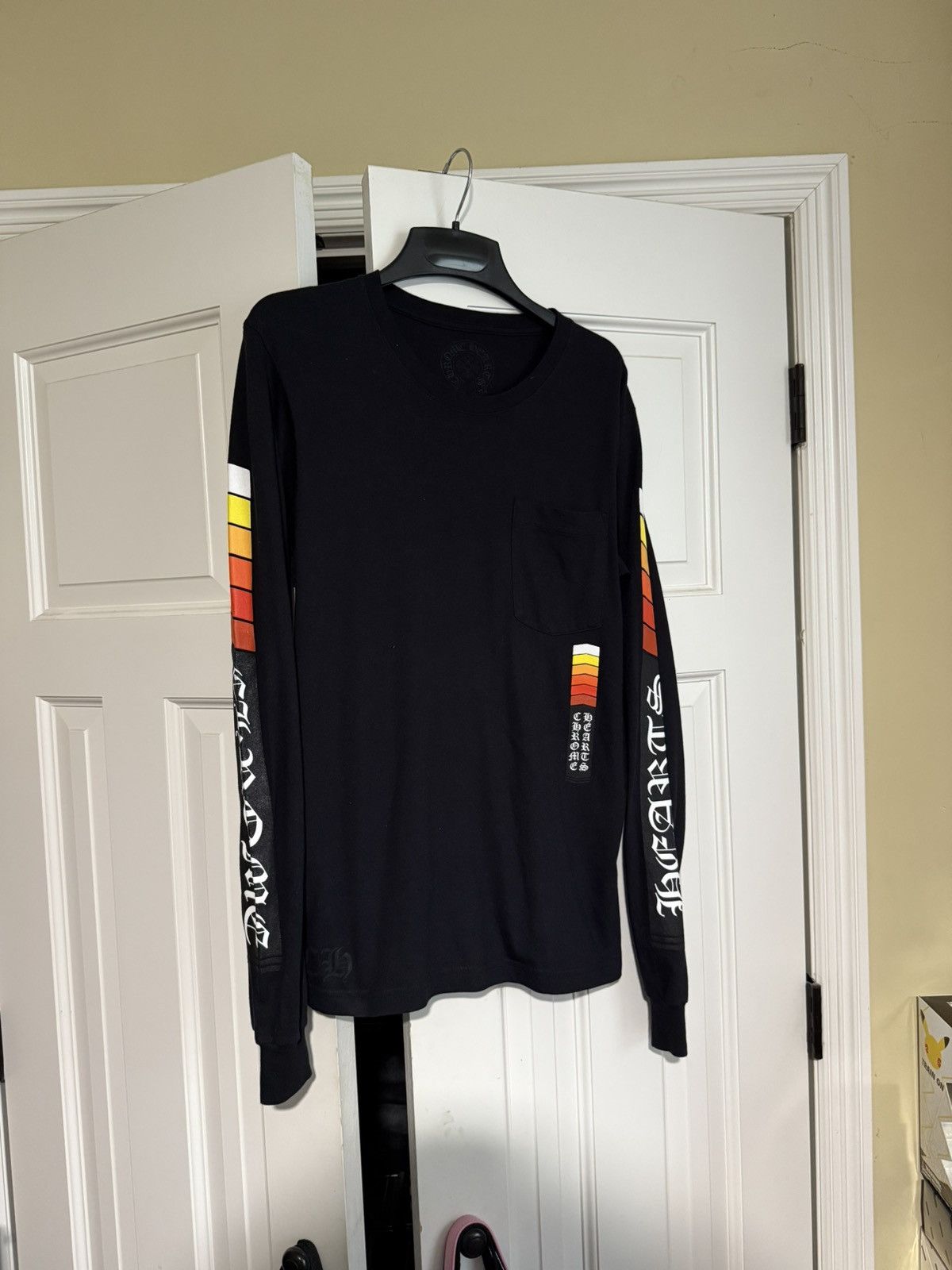 Chrome Hearts Chrome Heart Orange and Yellow Long Sleeve | Grailed