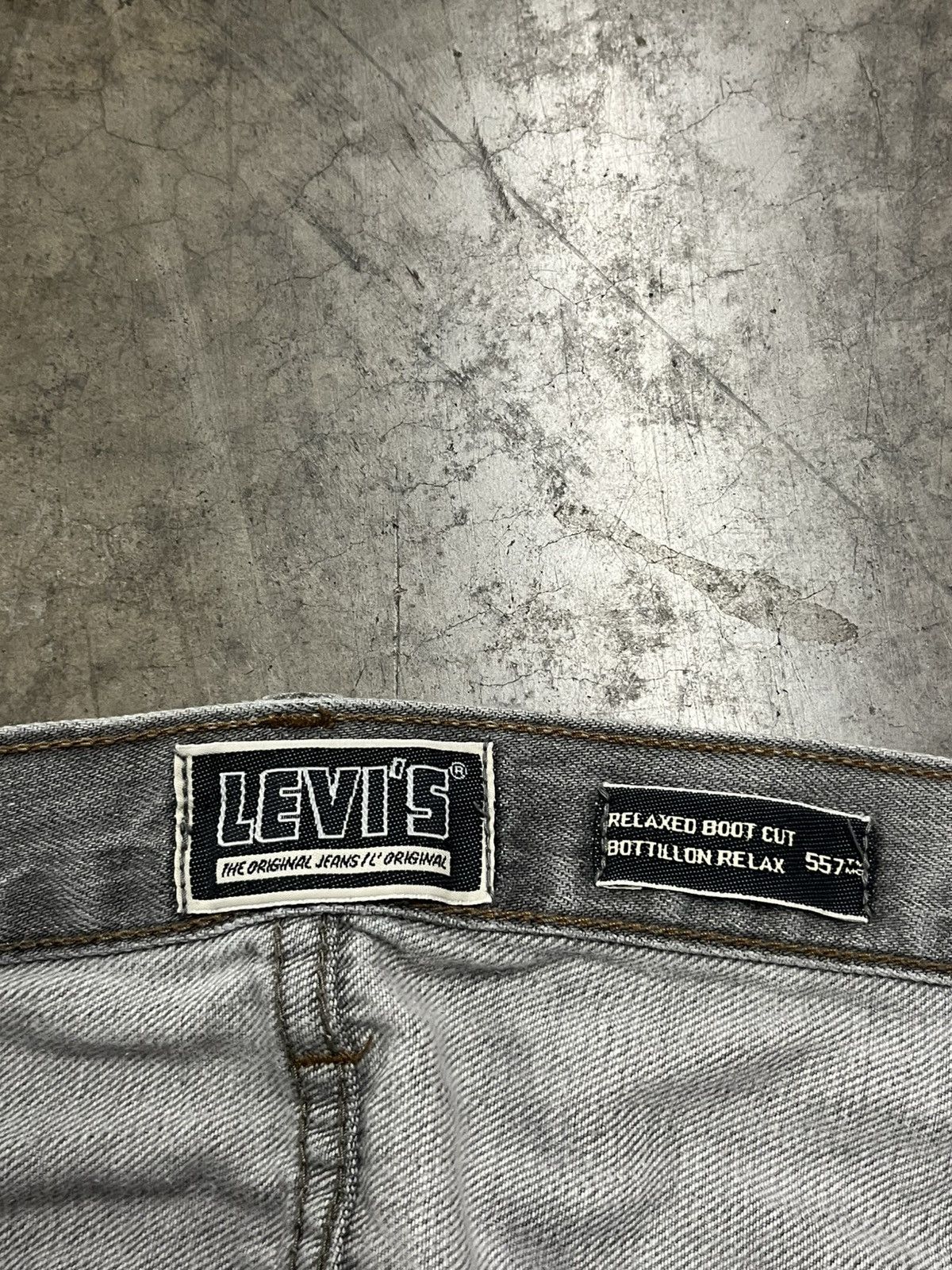 Levi's × Vintage Levi’s jorts vintage baggy fit faded gray streetwear hype Size US 36 / EU 52 - 9 Thumbnail