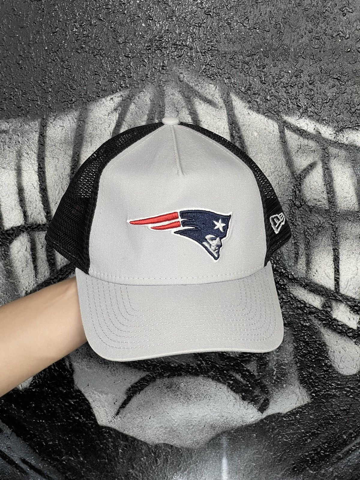 New Era Patriots New Era Y2K Trucker Cap Hat One Size Fits Size ONE SIZE - 5 Thumbnail