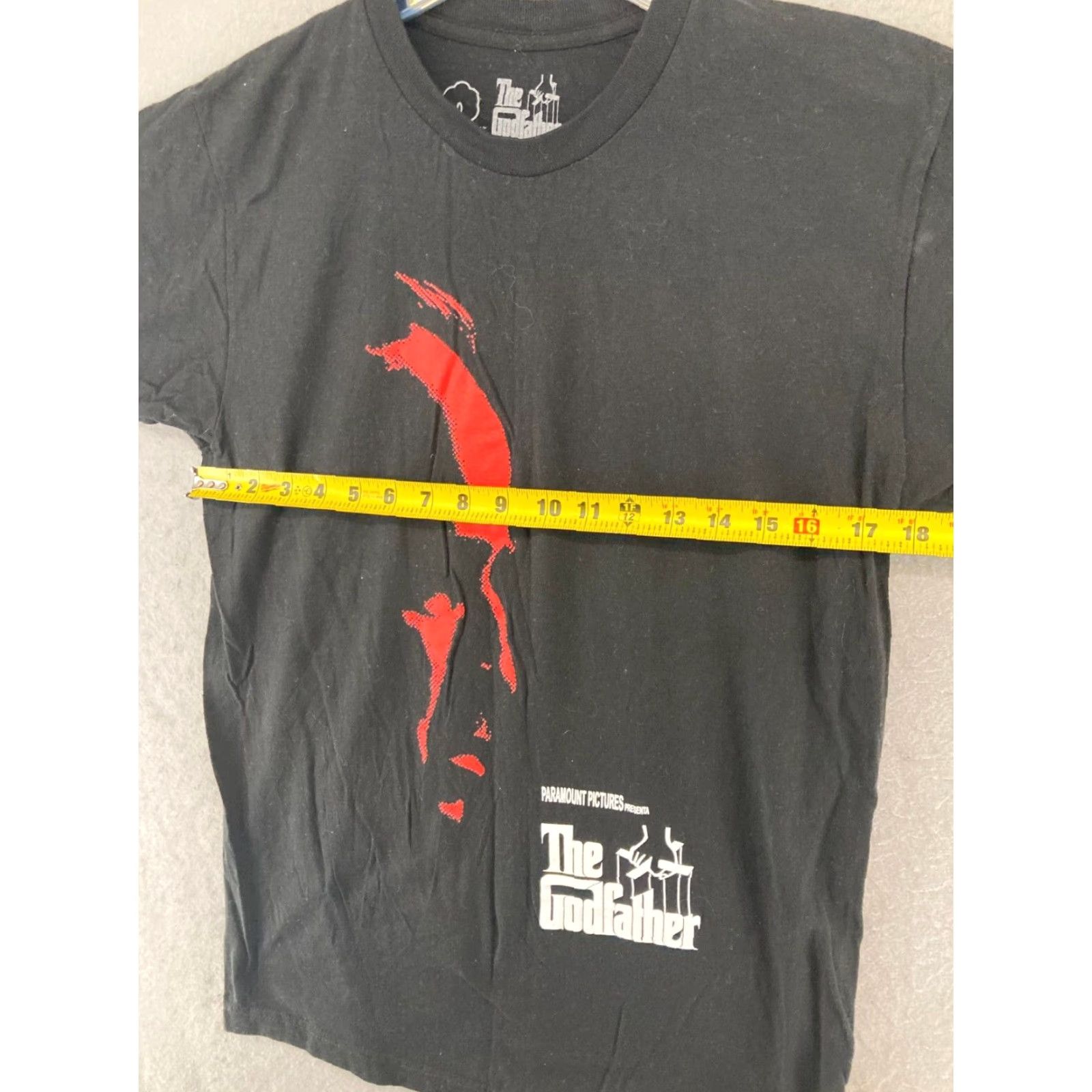 Vintage The Godfather Mens Promo TShirt Medium Black Mafia shirt Mens M Black Movie Retro The Godfather Size US M / EU 48-50 / 2 - 2 Thumbnail