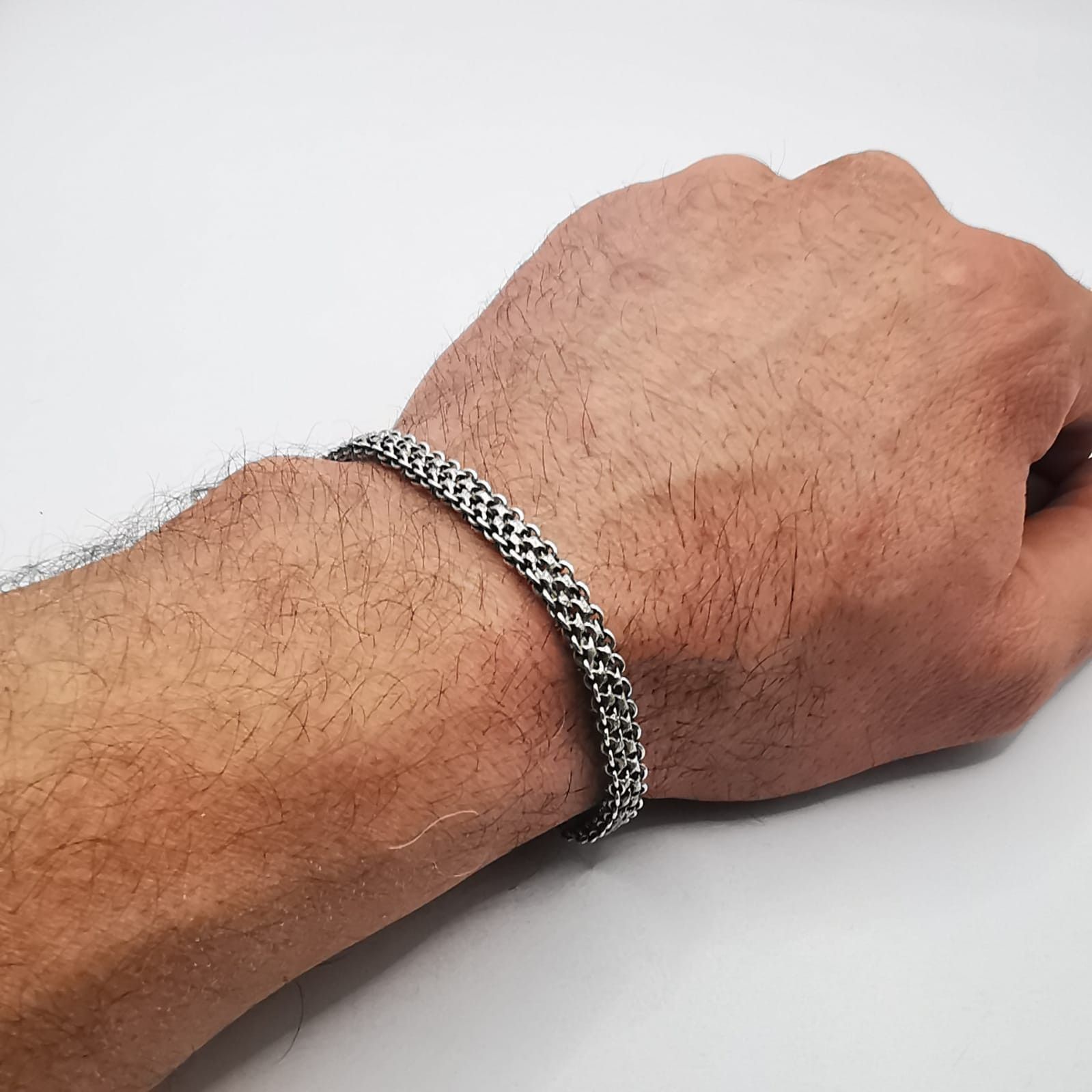 Sterling Silver Vintage Bracelet Jewelry,925 Sterling Silver 12,67g Size ONE SIZE - 3 Thumbnail