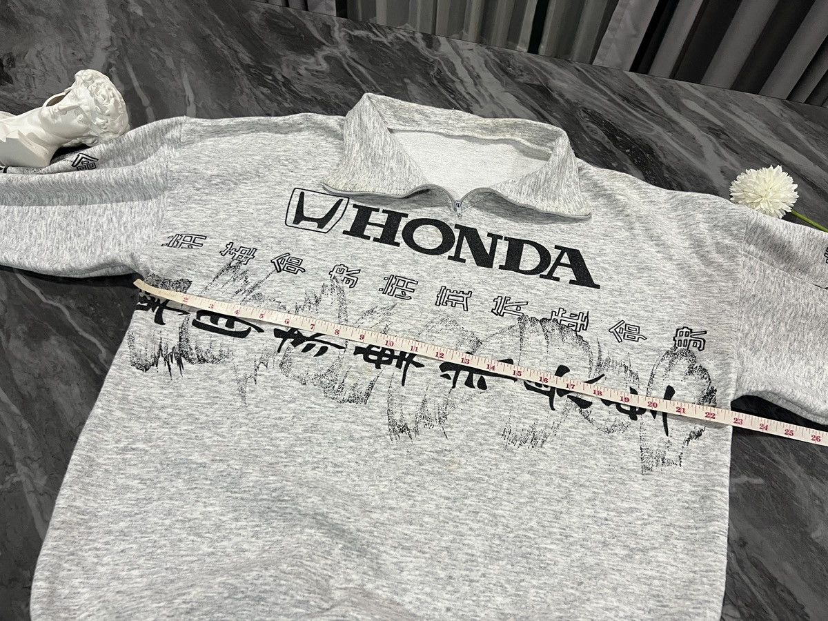 Honda Honda : Half Zipper Japan Font Pattern Size US L / EU 52-54 / 3 - 4 Thumbnail