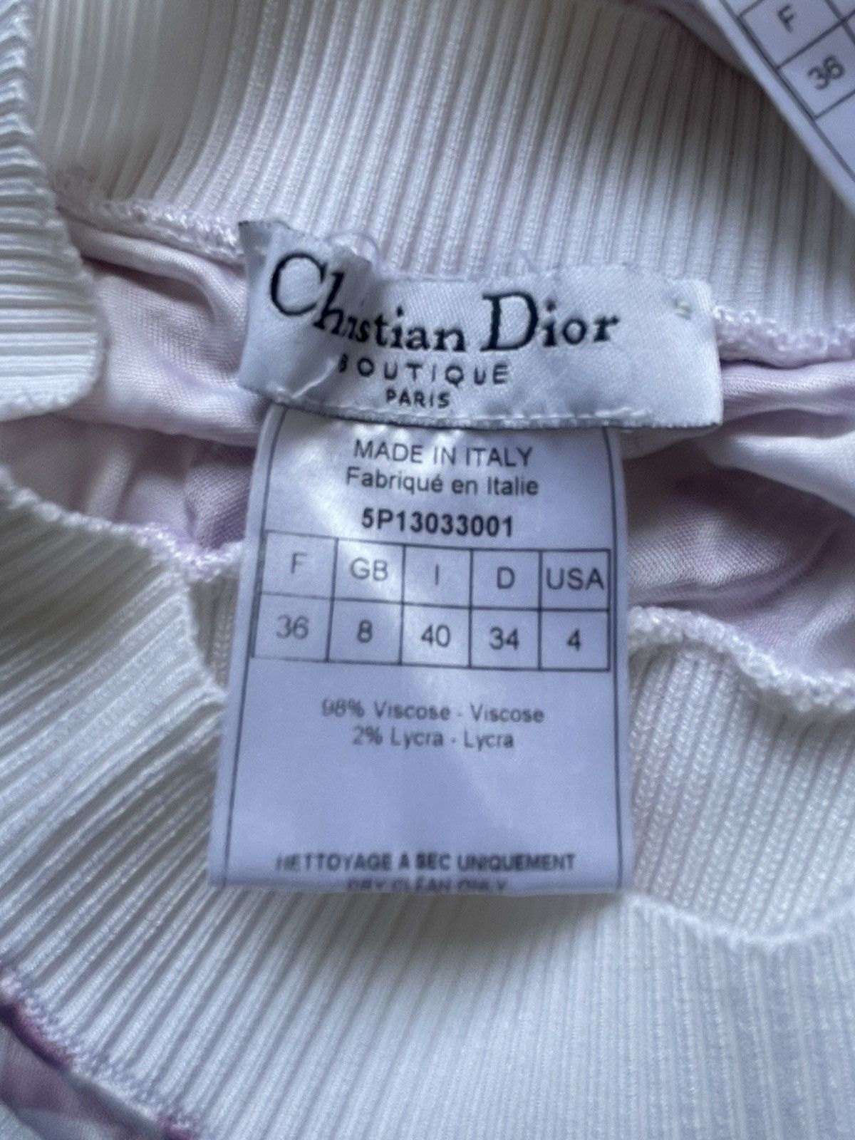 Dior CHRISTIAN DIOR BLOSSOM SET SKIRT & TOP Size XS / US 0-2 / IT 36-38 - 13 Thumbnail