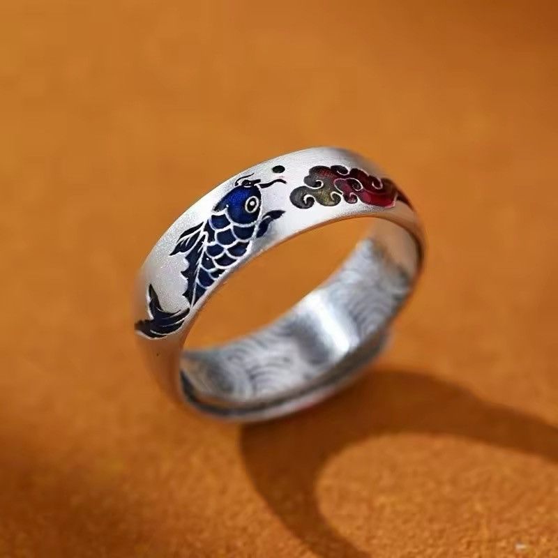 Jewelry × Vintage Vintage clouds koi resizeable rings Size ONE SIZE - 2 Thumbnail