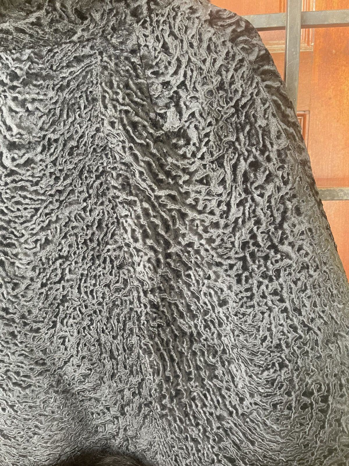 Designer × Japanese Brand × Vintage Very rare ALL BLACK FUR SHOULDER CAPE from FIANCESSE FUR Size ONE SIZE - 9 Thumbnail