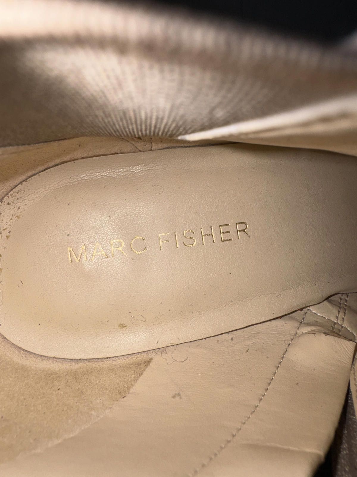 Other Marc Fisher Suede Ankle Boots with Croc Pattern Heel 8.5 Size US 8.5 / IT 38.5 - 4 Thumbnail