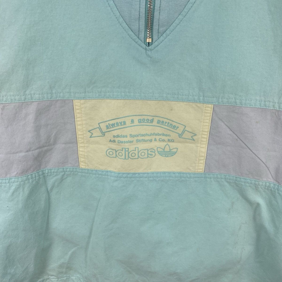 Adidas Vintage ADIDAS ORIGINALS Half Zip Pullover Windbreaker Size US XL / EU 56 / 4 - 7 Thumbnail