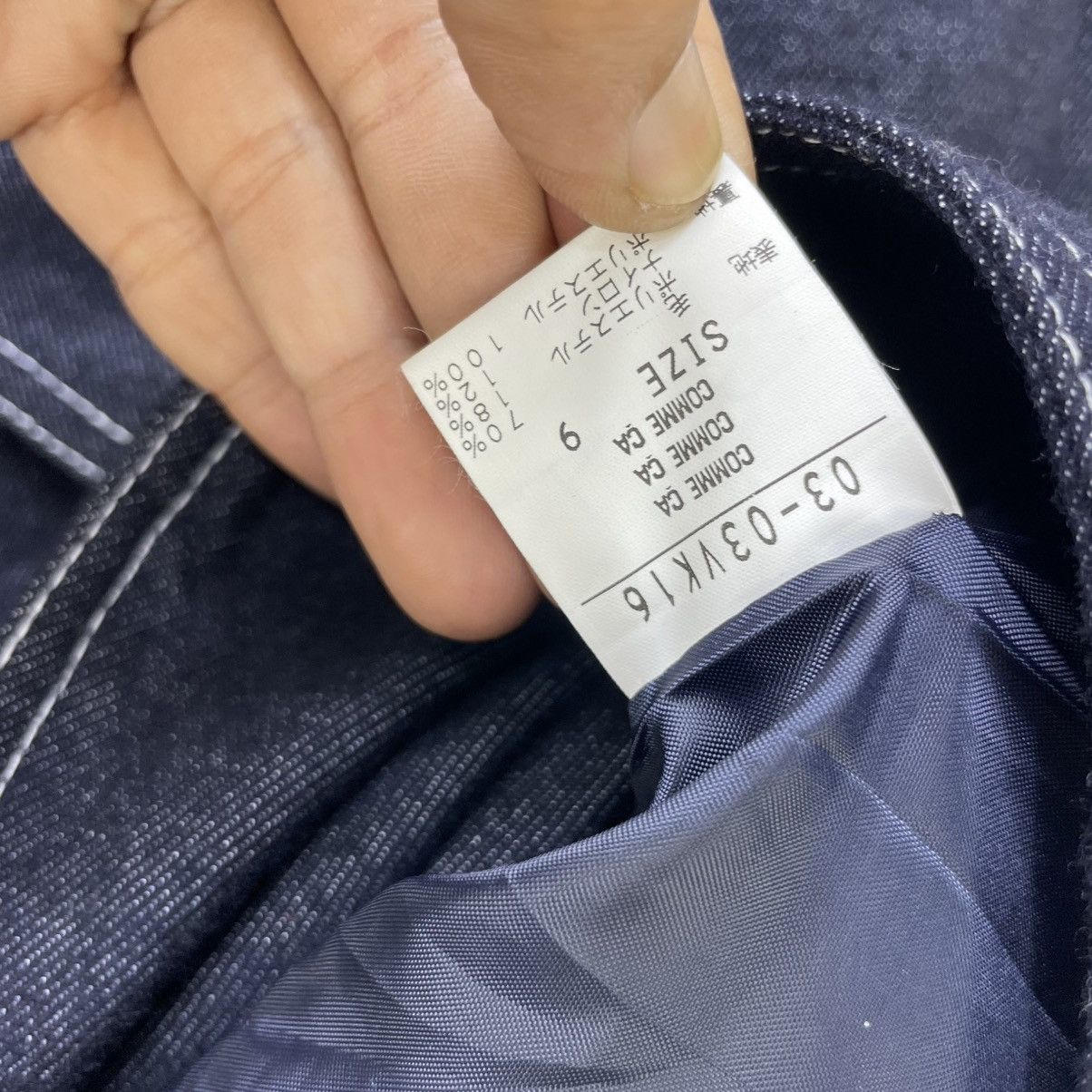 Blue Blue Japan × Indigo × Japanese Brand 💥Awesome Comme Ca ism Indigo Belted Inspired CDG tricot Size S / US 4 / IT 40 - 7 Thumbnail