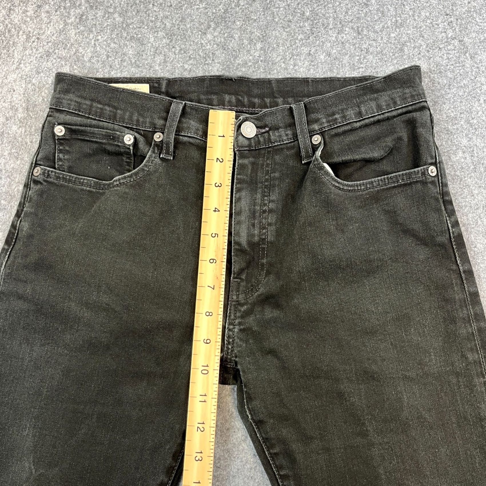 Levi's Levi's 512 Jeans Slim Skinny 30 32 Dark Black Denim Zip Pocket Mens Regular 5-Pocket Design Vintage No Size US 30 / EU 46 - 5 Thumbnail