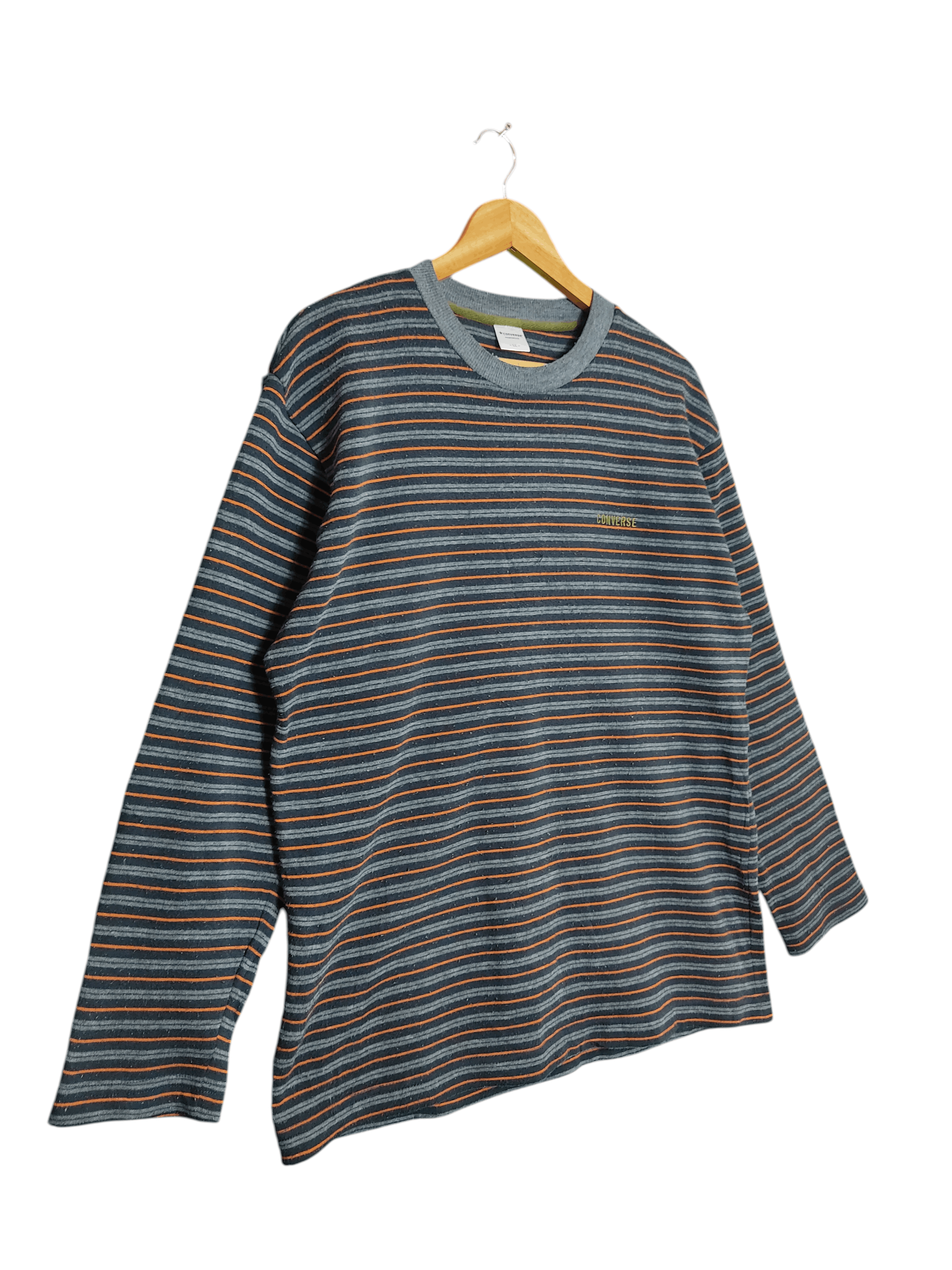 Converse Vintage Stripe Converse Sweatshirt Size US XL / EU 56 / 4 - 3 Thumbnail