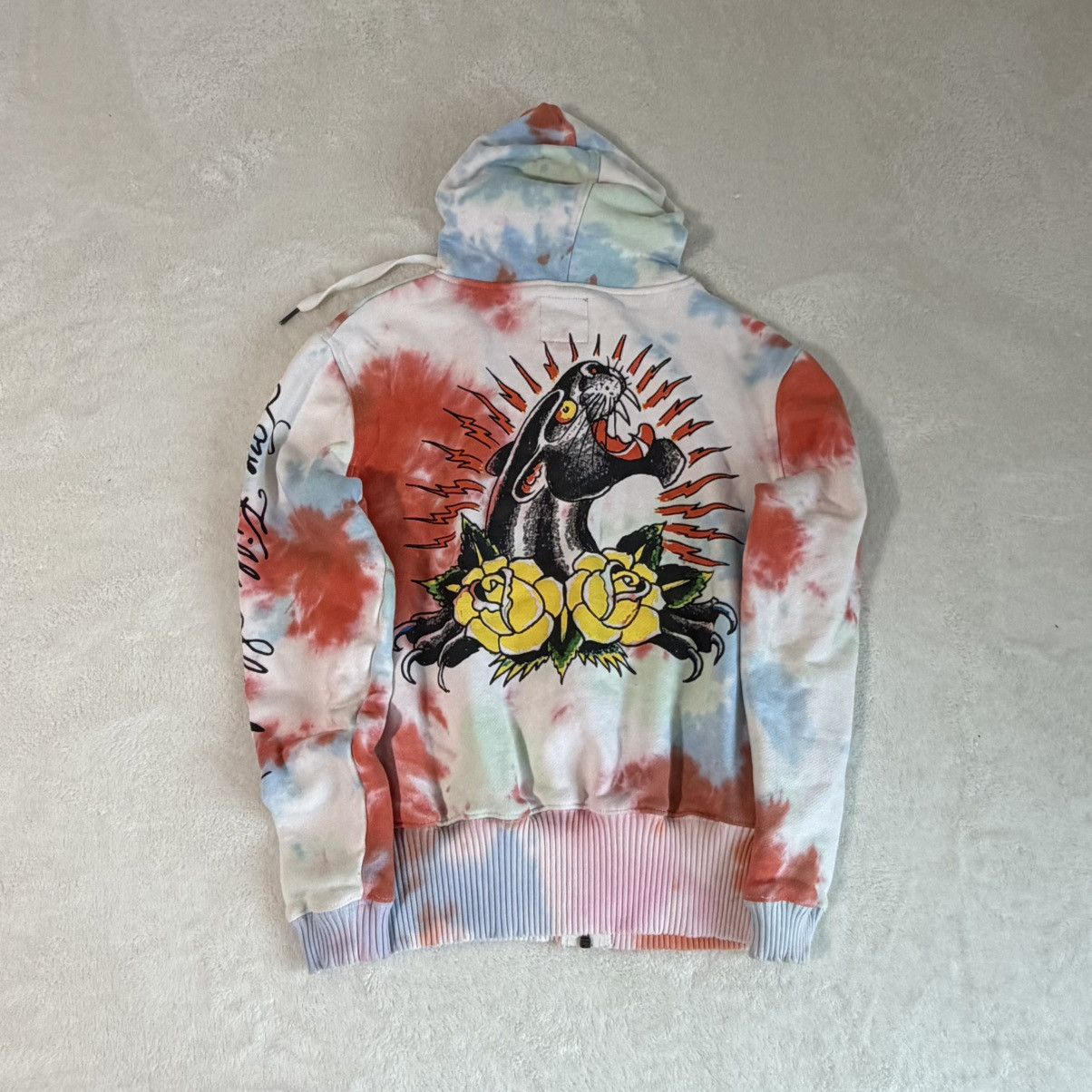 Ed Hardy Ed Hardy Tie Dye Hoodie Size US S / EU 44-46 / 1 - 1 Thumbnail