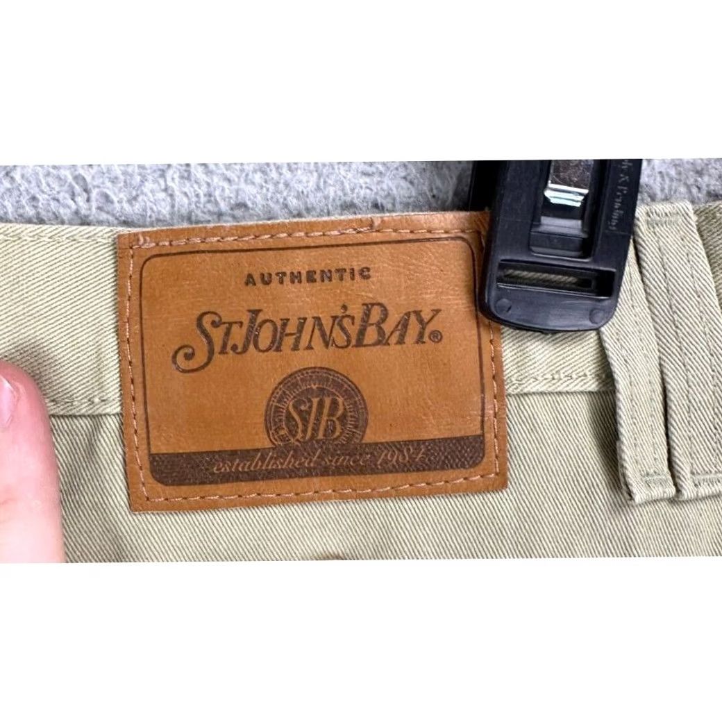 Vintage VINTAGE St Johns Bay Jeans Straight Womens 12 Tan High Rise Denim Pants NEW Size 34" / US 12 / IT 48 - 6 Thumbnail