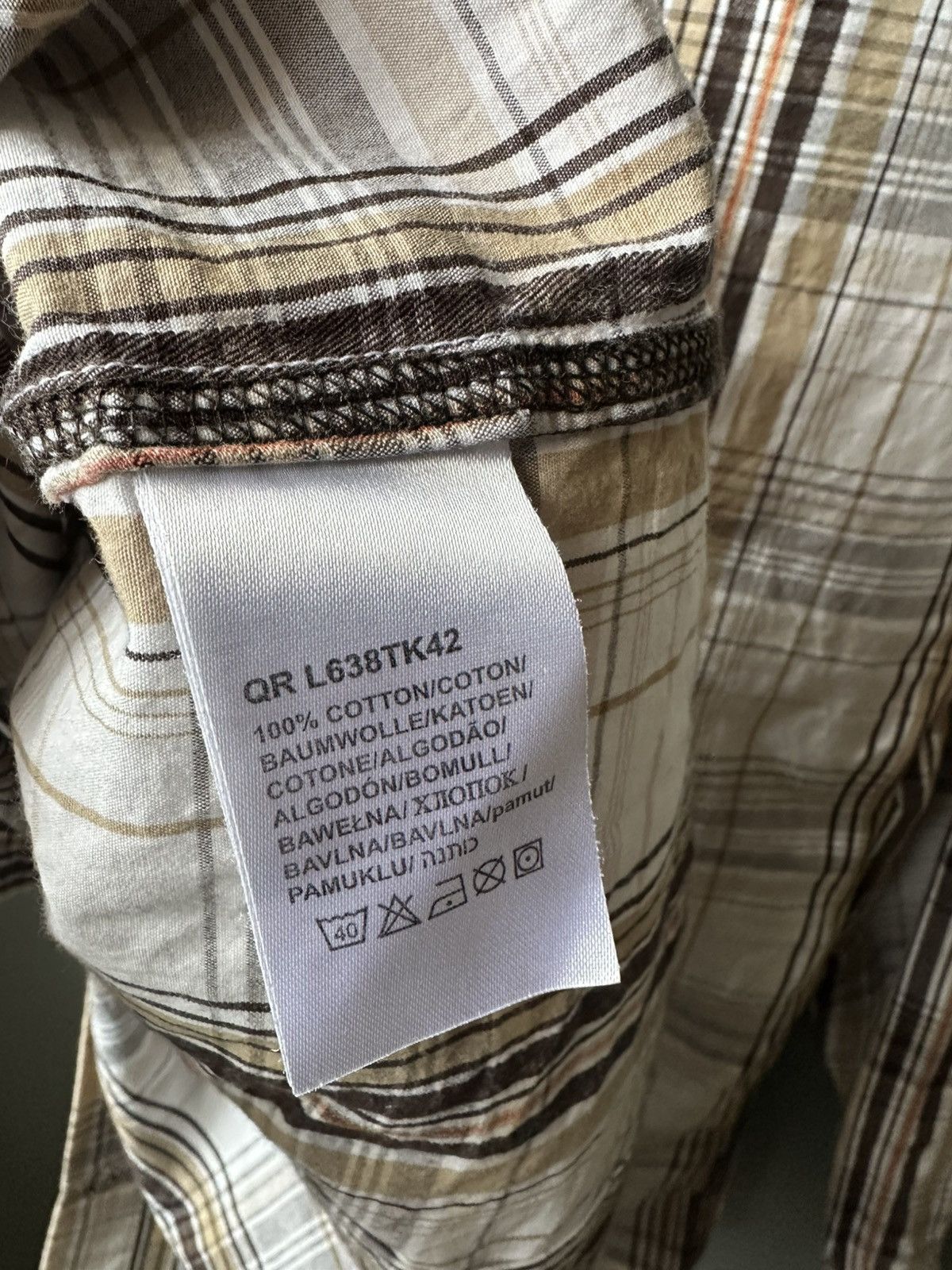 Lee Lee Western Snap Check Shirt Size XL Size US XL / EU 56 / 4 - 5 Thumbnail