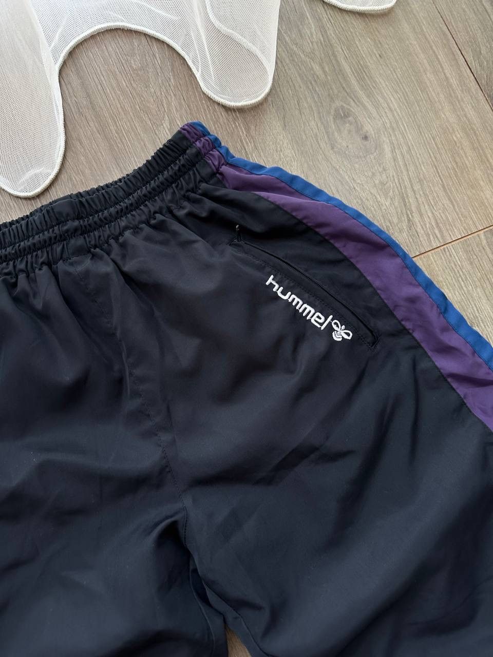 Hummel × Vintage Vintage Hummel Nylon Drill Tracksuit Size US S / EU 44-46 / 1 - 15 Thumbnail