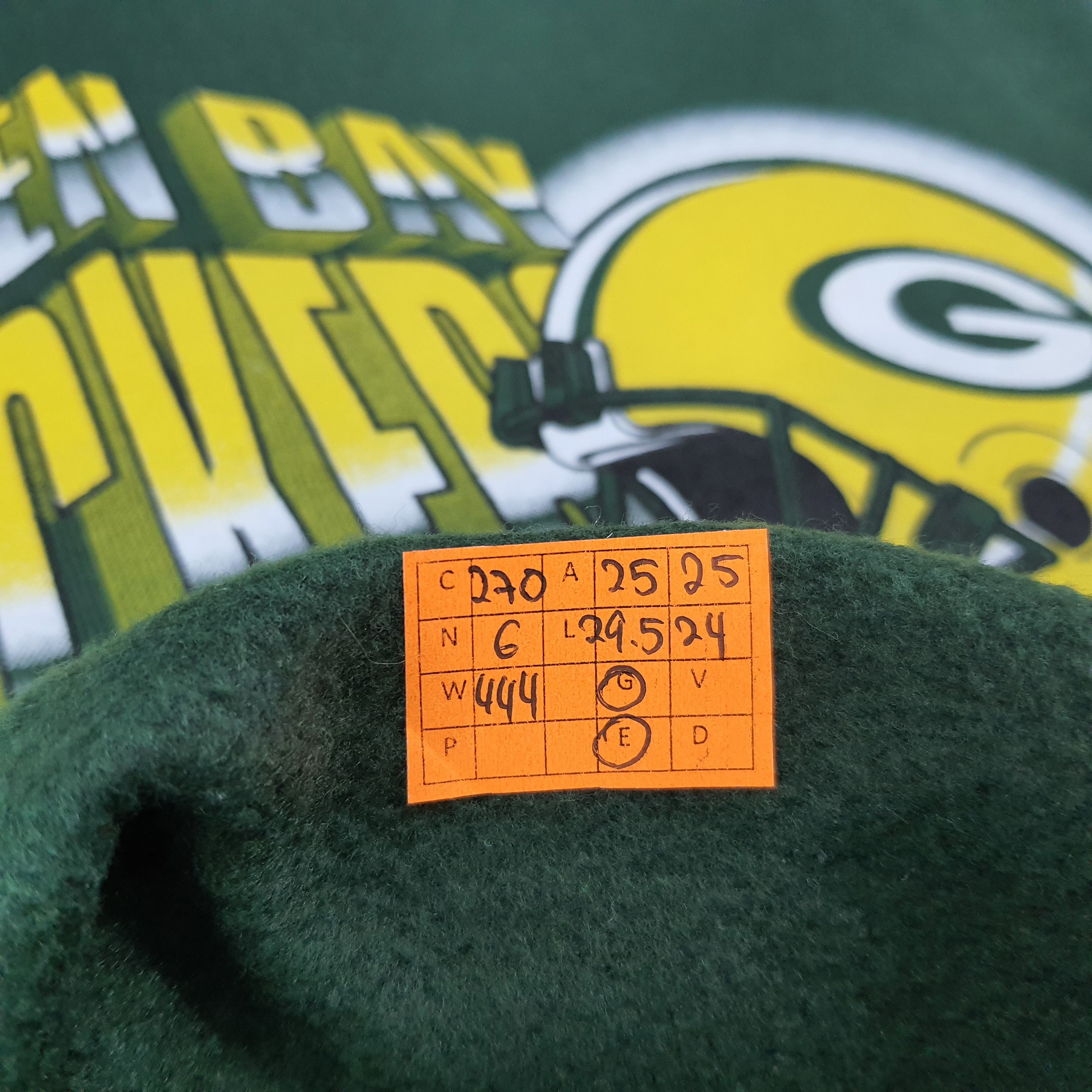 Tultex Vintage 90s Green Bay Packers NFL Sweatshirt C270N6 Size US XL / EU 56 / 4 - 6 Thumbnail