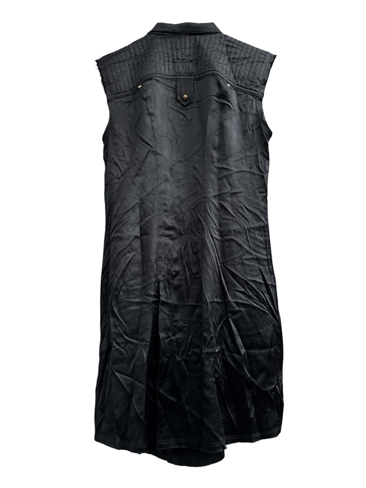 Balmain Silk Sleeveless Long Shirt Size US XS / EU 42 / 0 - 3 Thumbnail