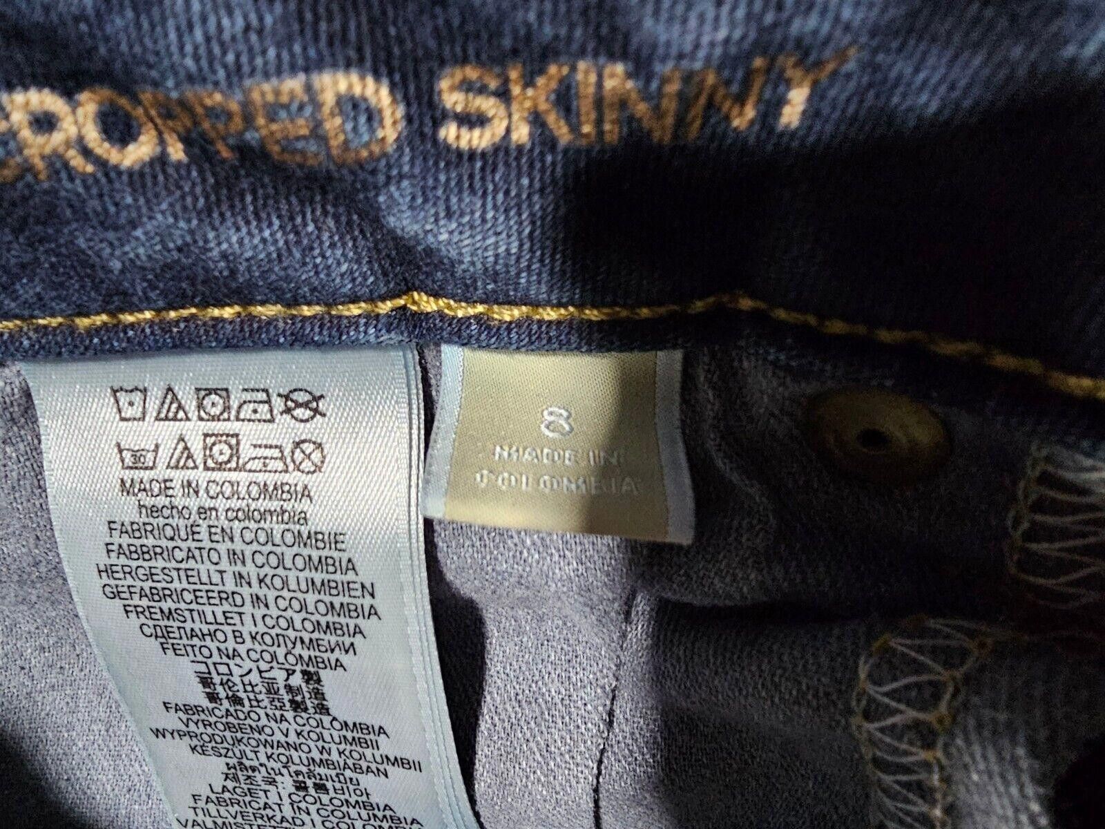 Michael Kors Michael Kors Womens Izzy Cropped Skinny Fit Jeans Size 8 Size 30" / US 8 / IT 44 - 7 Thumbnail