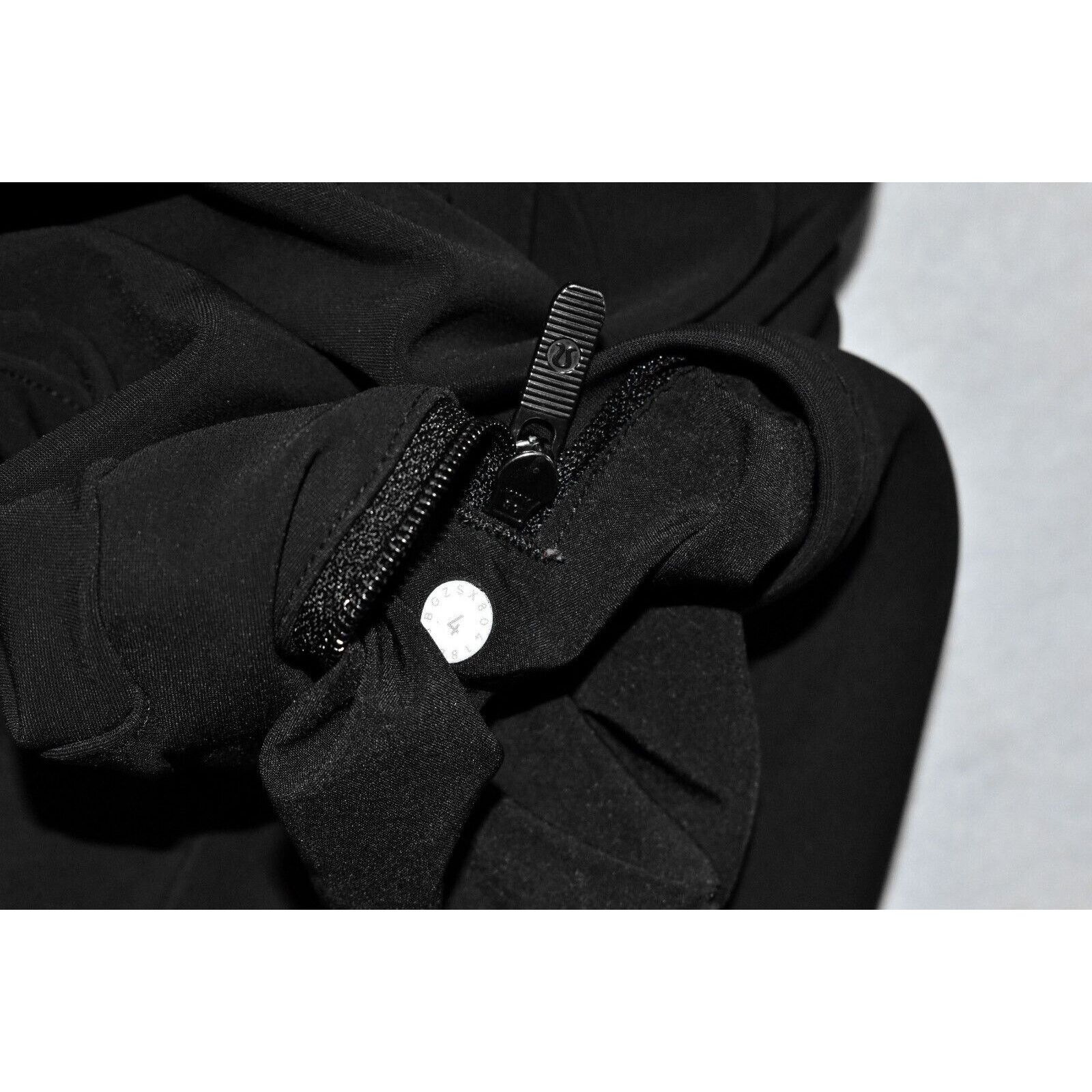 Lululemon LULULEMON Black Hidden Zipper Pockets Fabric Stretch Pants 4 Size 27" / US 4 / IT 40 - 5 Thumbnail