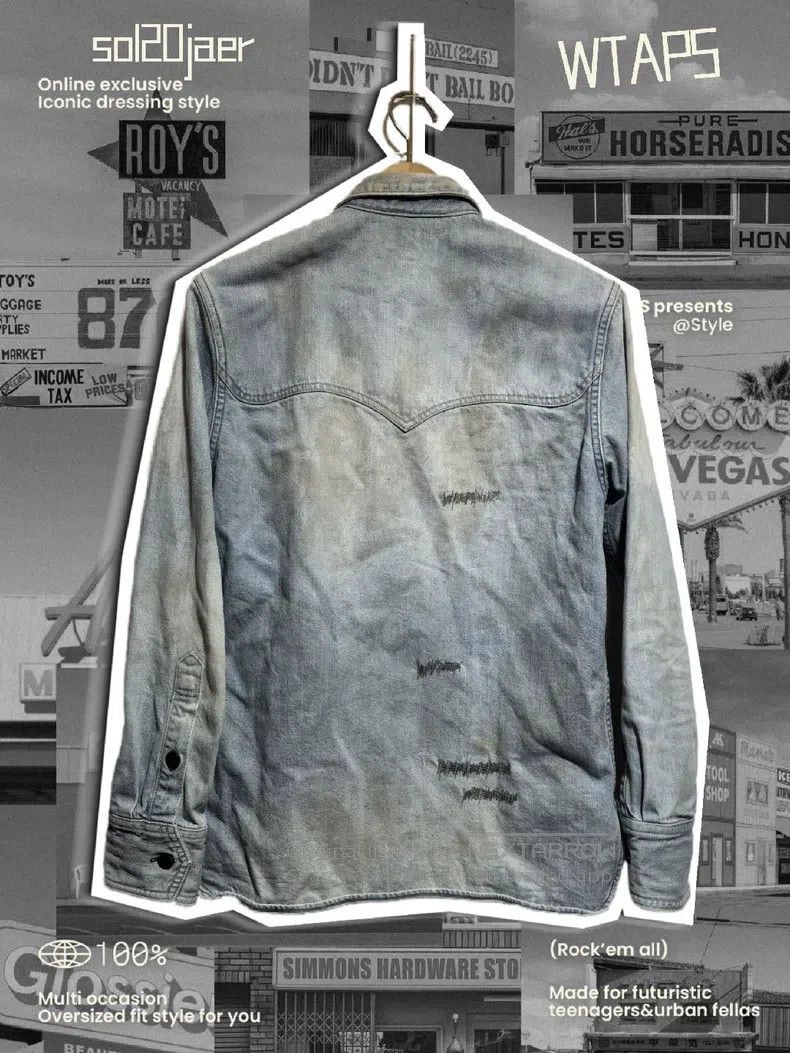 Wtaps Wtaps Heavy oil wastewater wash jeans Size US S / EU 44-46 / 1 - 2 Thumbnail