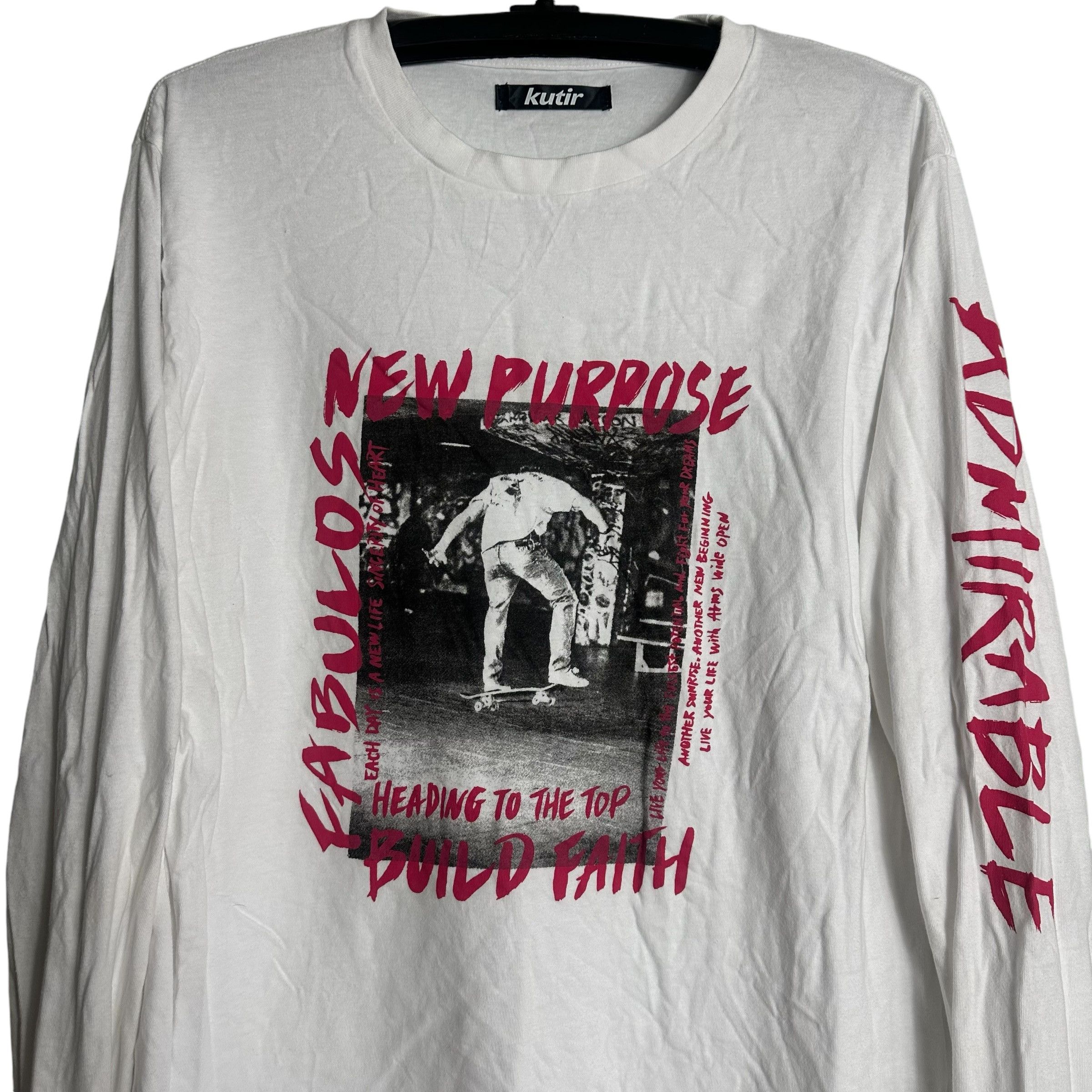 Japanese Brand 🔥RARE🔥Kutir Japanese Brand All Print L/Sleeve T-shirt Size US M / EU 48-50 / 2 - 2 Thumbnail