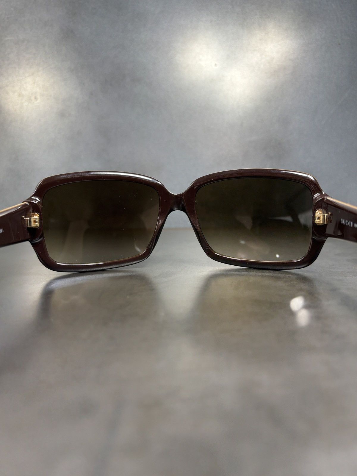 Gucci Gucci Sunglasses Overiszed Rectangular Italy GG 3159/S Size ONE SIZE - 14 Thumbnail