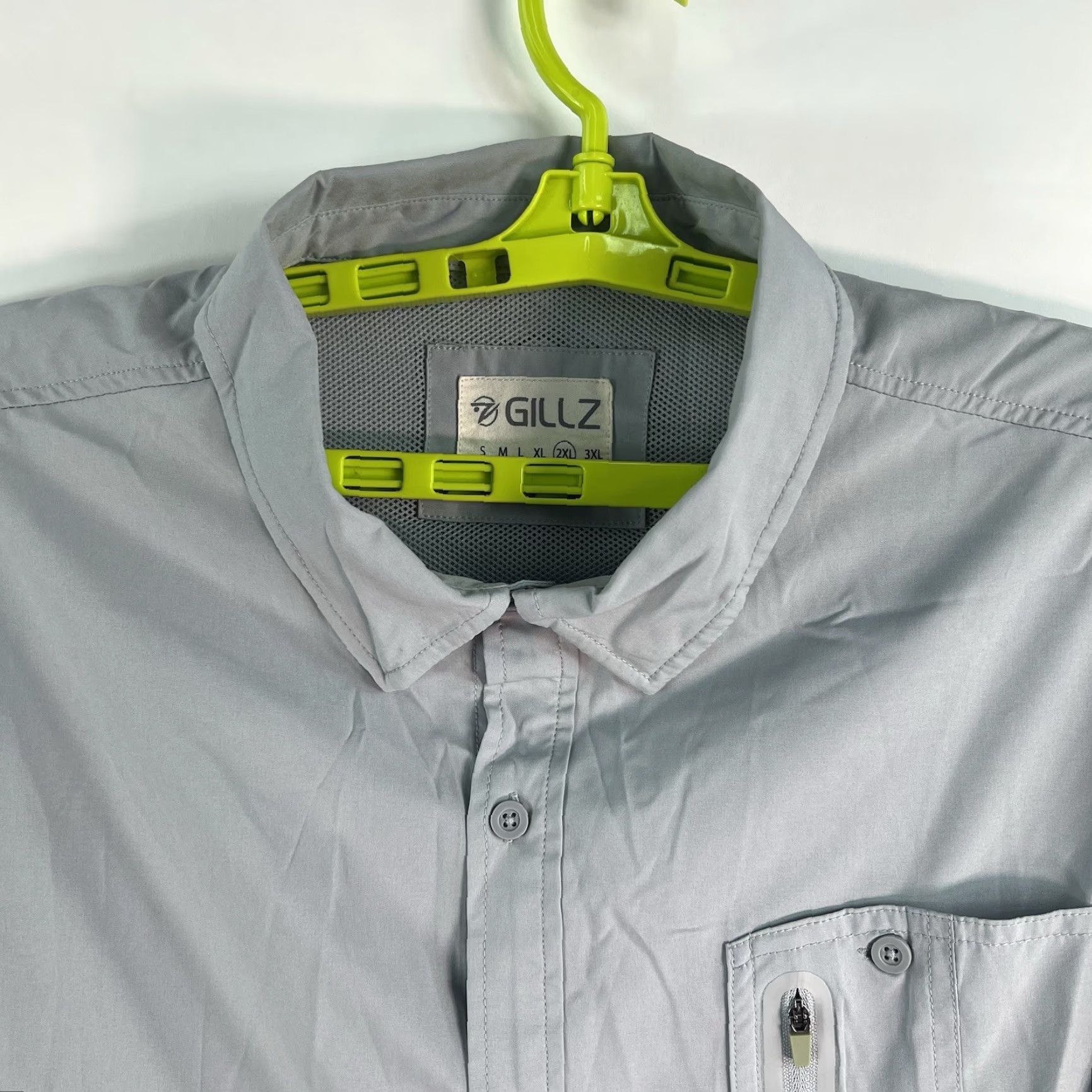 Vintage Gillz Fishing Shirt Mens 2XL Gray Button-Up Long Sleeve Ventilated Breathing Lightweight Casual Outdoor 2XL Mens Gillz Fish Outdoor Shirt Size US XXL / EU 58 / 5 - 3 Thumbnail