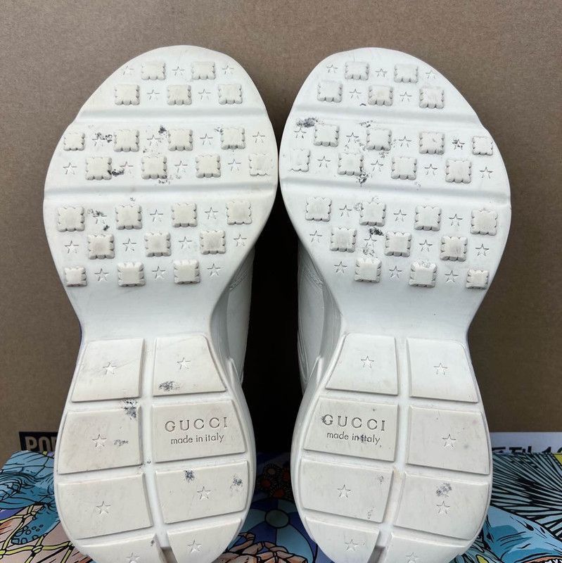 Gucci Gucci Rhyton Wave Printed Low-Top Sneakers - Size US 8.5 / EU 41-42 - 4 Thumbnail