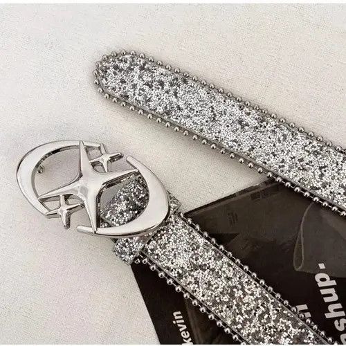 Vintage Vintage Super Glitter Rhinestone Belt Size ONE SIZE - 4 Thumbnail