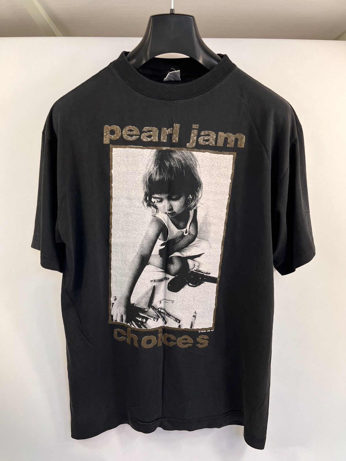 PEARL JAM CHOICES LOGO PRINT VINTAGE T-SHIRT