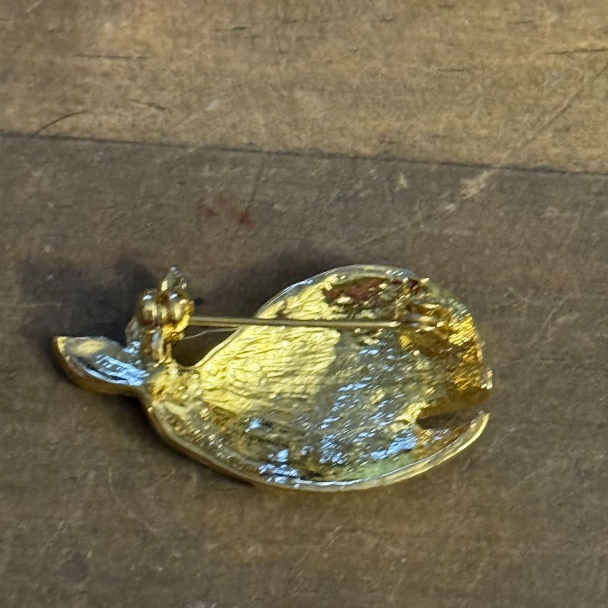 Other Gold tone rhinestone whale brooch Size ONE SIZE - 3 Thumbnail